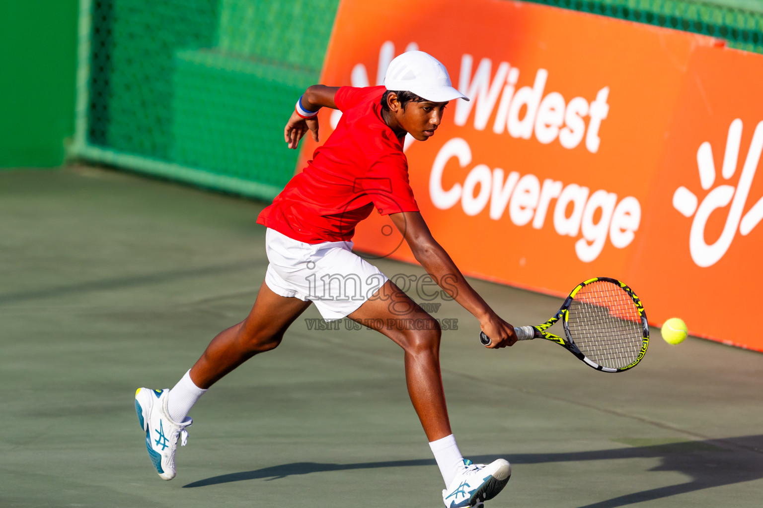 Day 2 of ATF Maldives Junior Open Tennis was held in Male' Tennis Court, Male', Maldives on Tuesday, 10th December 2024. Photos: Nausham Waheed / images.mv