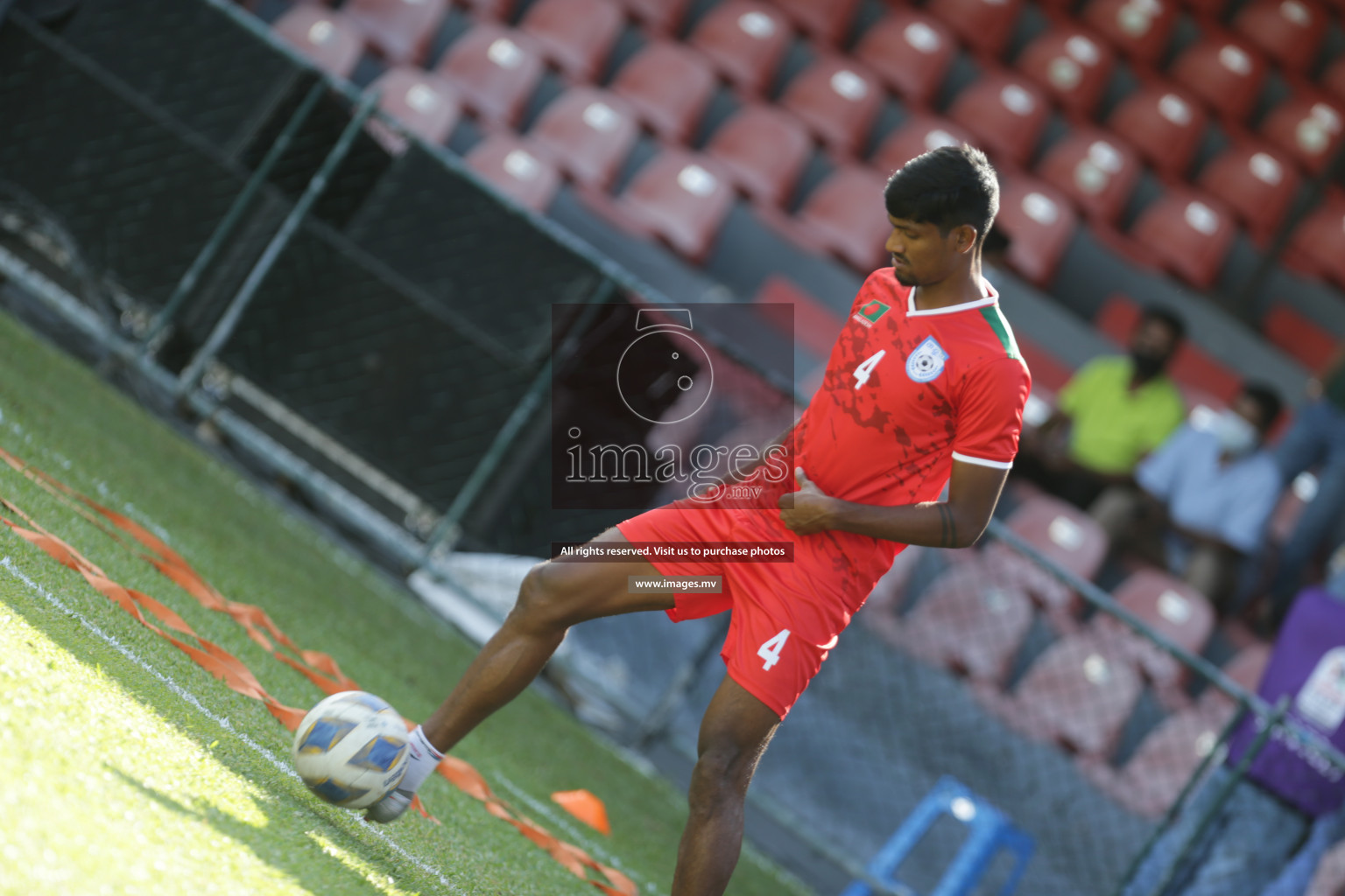 Bangladesh vs India in SAFF Championship 2021 held on 1st October 2021 in Galolhu National Stadium, Male', Maldives