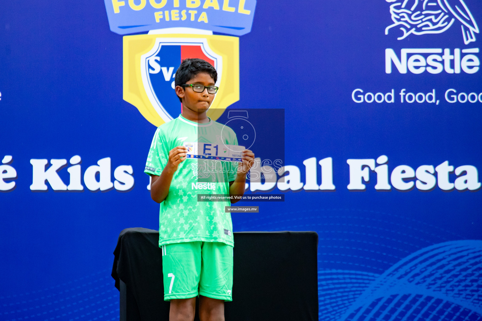 Draw Ceremony of Nestle' Kids Football Fiesta 2023 held in Artificial Beach, Male', Maldives on Saturday, 7th October 2023