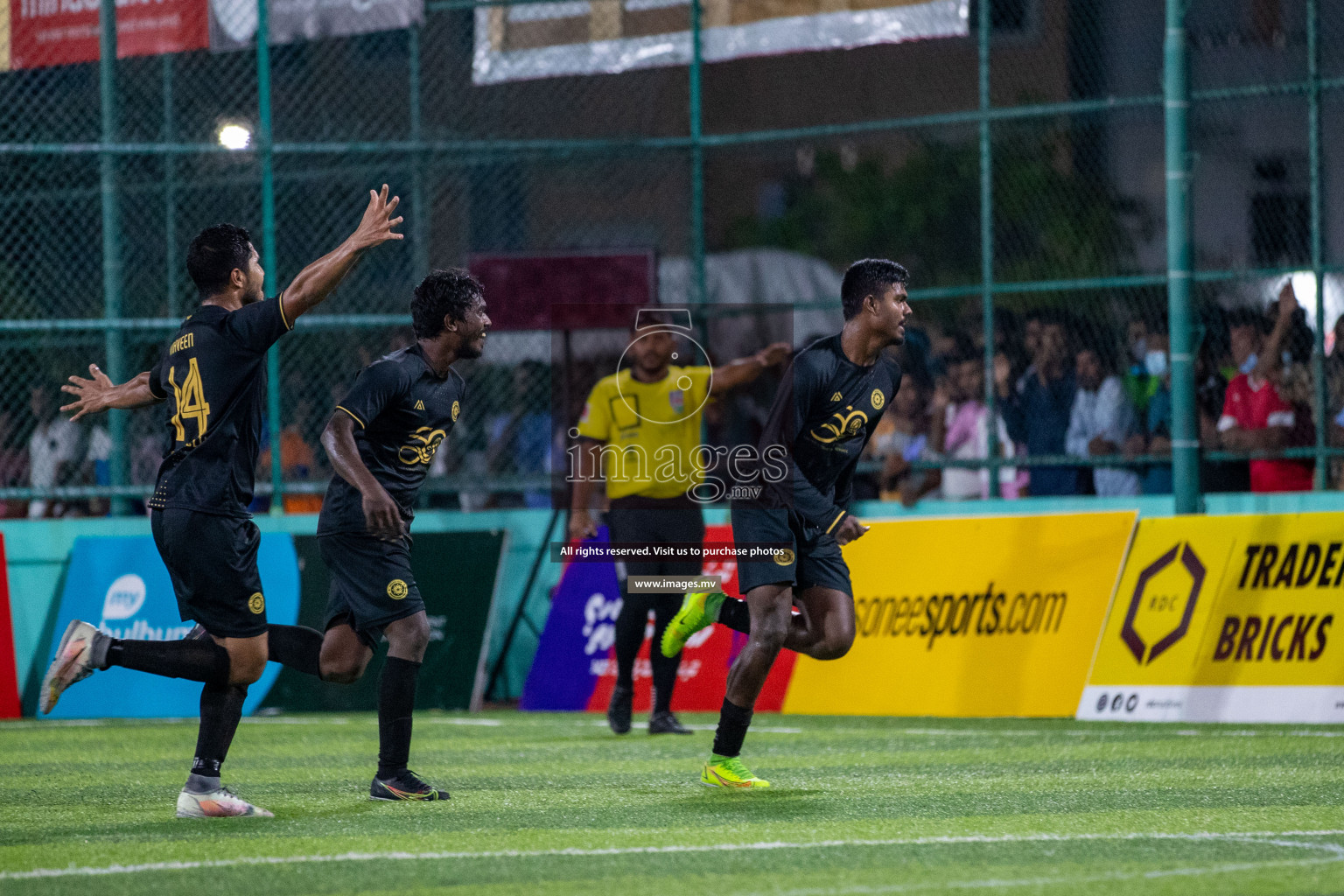 Prison Club vs MACL in the Quarter Finals of Club Maldives 2021 held at Hulhumale;, on 12th December 2021 Photos: Ismail Thoriq / images.mv