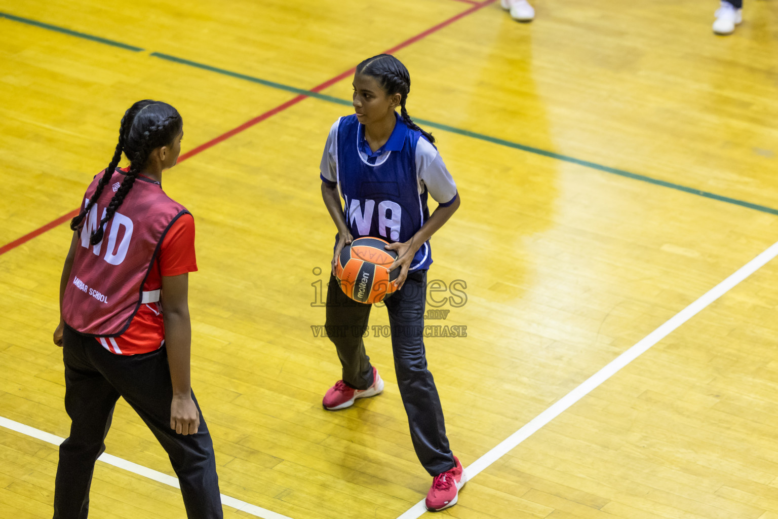 Day 8 of 25th Inter-School Netball Tournament was held in Social Center at Male', Maldives on Sunday, 18th August 2024.