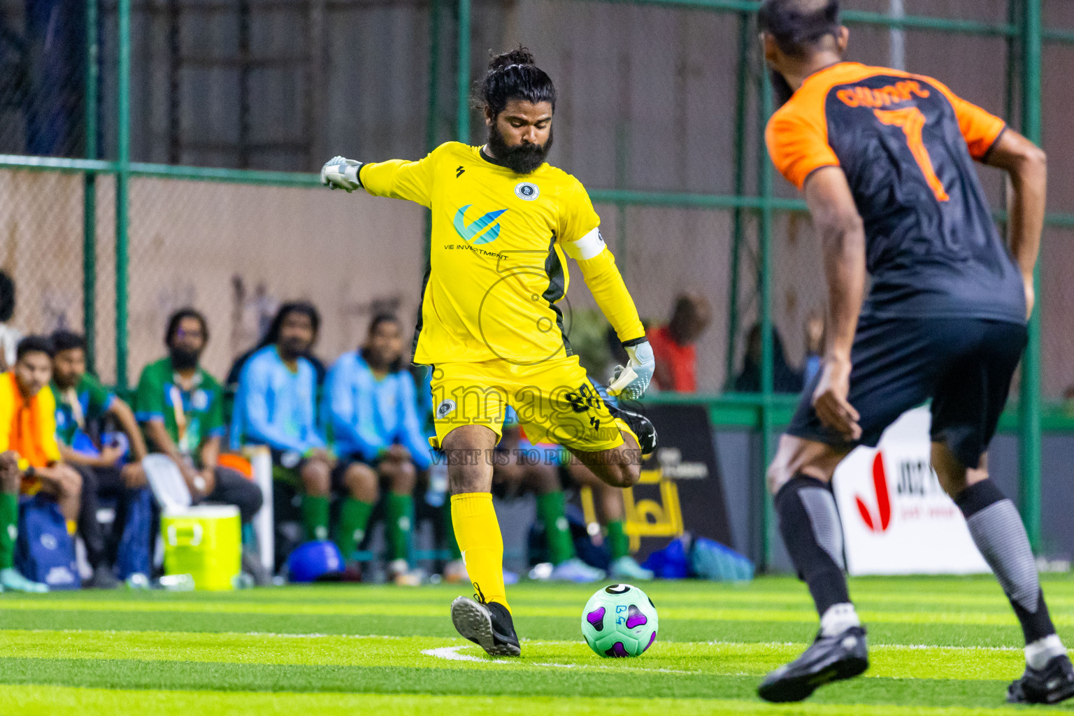 Baakee Sports Club vs FC Calms in Day 1 of BG Futsal Challenge 2024 was held on Thursday, 12th March 2024, in Male', Maldives Photos: Nausham Waheed / images.mv