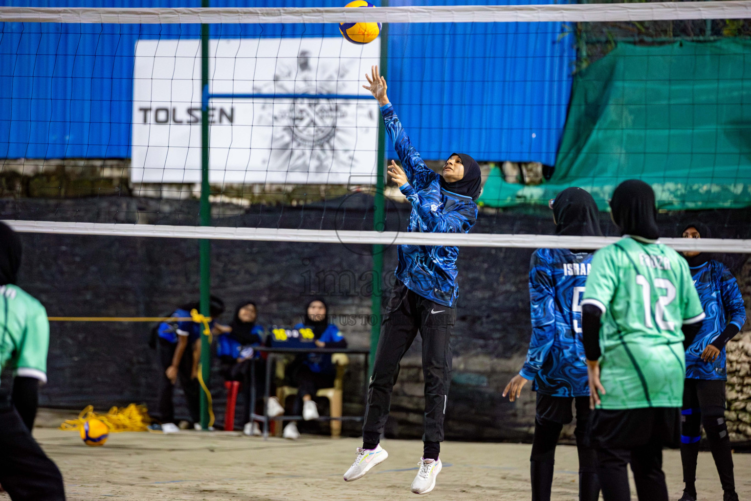 U19 Male and Atoll Girl's Finals in Day 9 of Interschool Volleyball Tournament 2024 was held in ABC Court at Male', Maldives on Saturday, 30th November 2024. Photos: Hassan Simah / images.mv