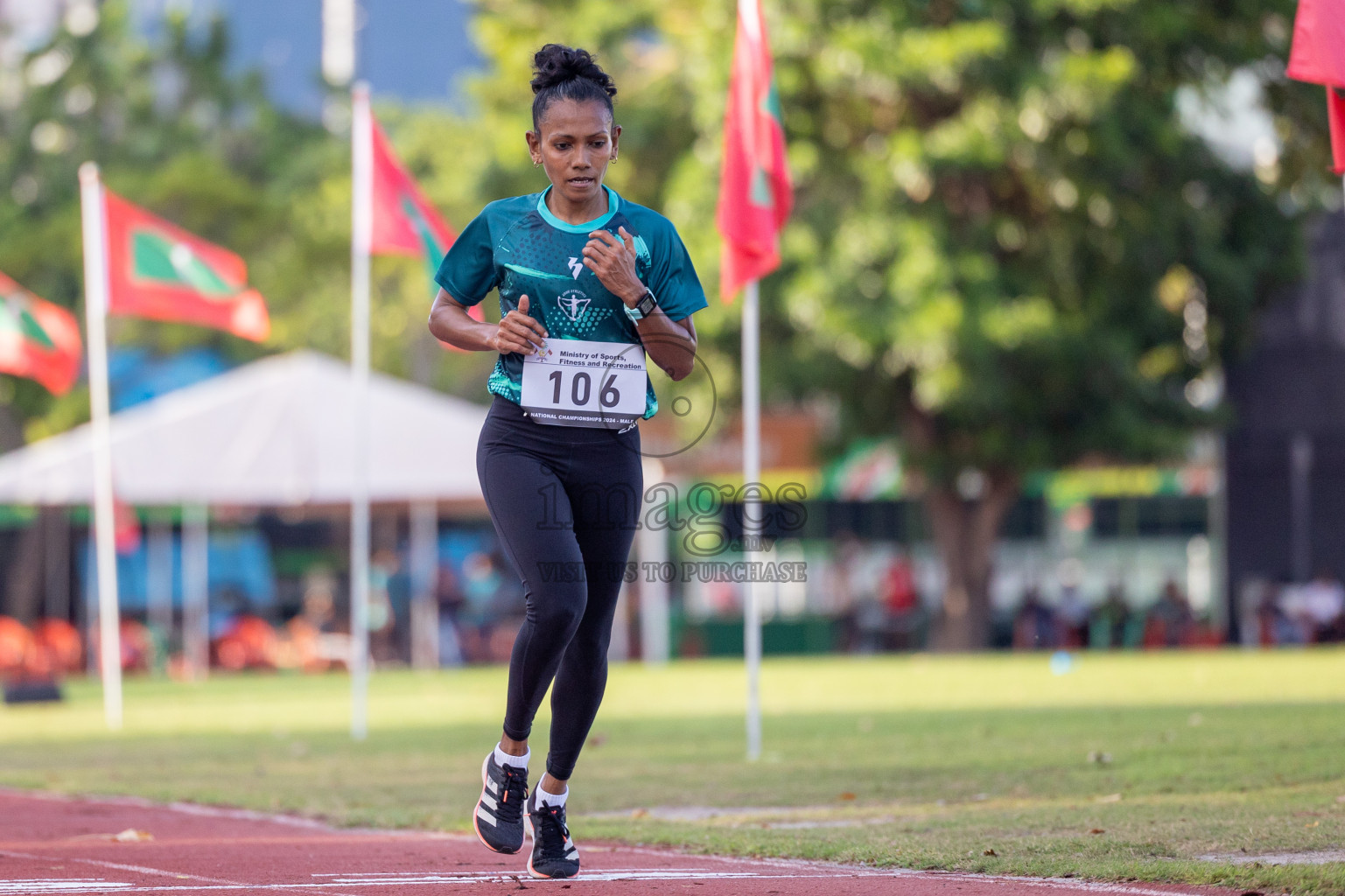 Day 1 of 33rd National Athletics Championship was held in Ekuveni Track at Male', Maldives on Thursday, 5th September 2024. Photos: Shuu Abdul Sattar / images.mv