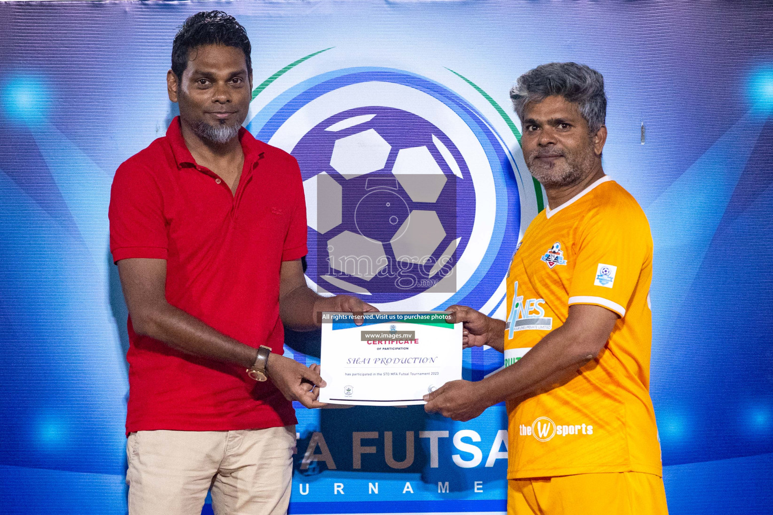 Final of MFA Futsal Tournament 2023 on 10th April 2023 held in Hulhumale'. Photos: Nausham waheed /images.mv