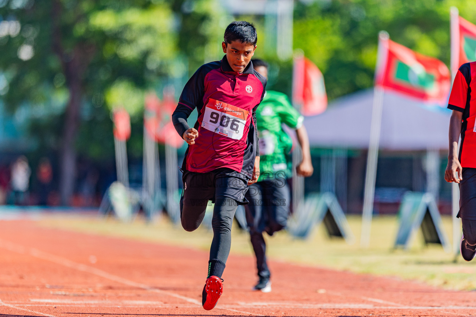 Day 1 of Inter-school Athletics Championship 2025 held in Ekuveni Synthetic Track, Male', Maldives on Monday, 06th October 2025. Photos by: Areef Adam  / Images.mv