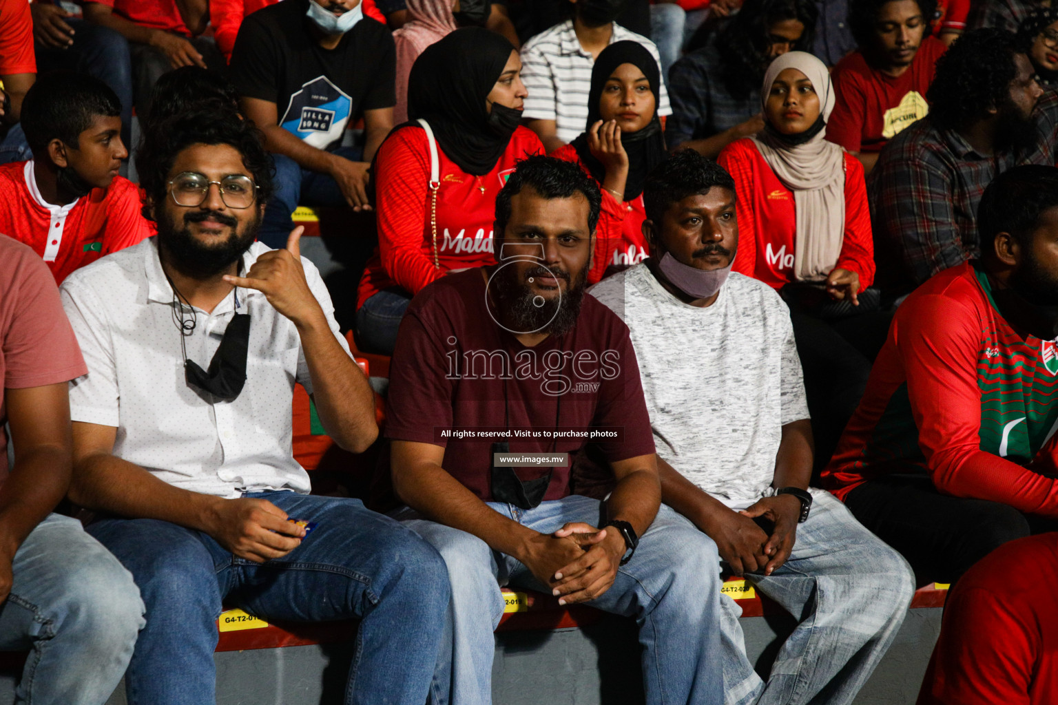 Maldives vs Nepal in SAFF Championship 2021 held on 1st October 2021 in Galolhu National Stadium, Male', Maldives