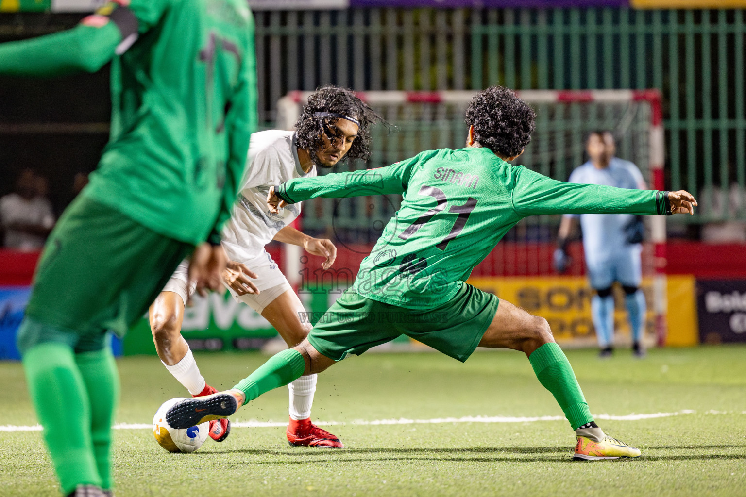 HA. Vashfaru vs HA. Utheemu in Day 1 of Golden Futsal Challenge 2025 on Sunday, 5th January 2025, in Hulhumale', Maldives 
Photos: Nausham Waheed / images.mv