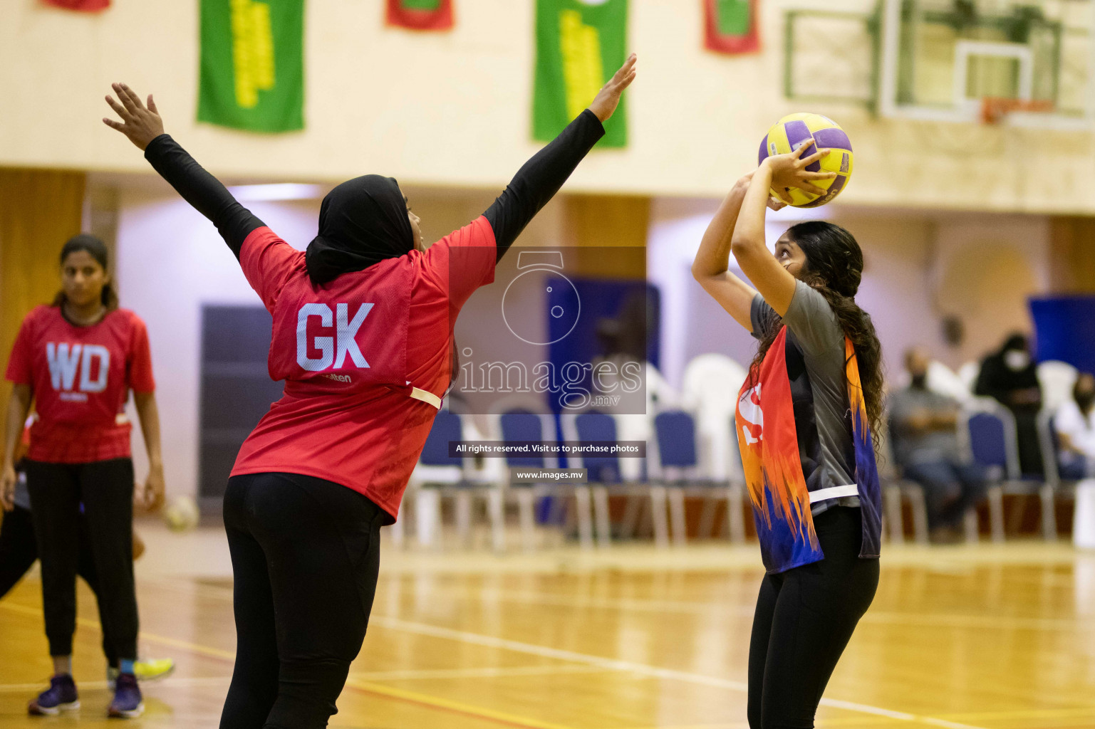 Milo National Netball Tournament 1st December 2021 at Social Center Indoor Court, Male, Maldives. Photos: Maanish/ Images Mv