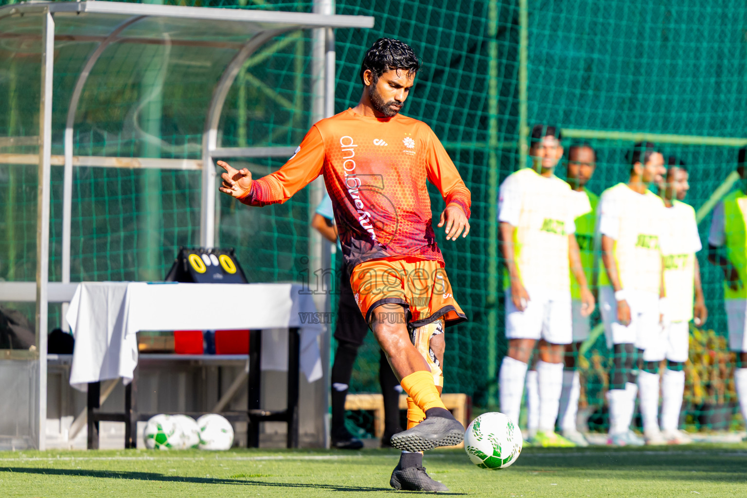 Ari Zone vs Dhaalu Zone in the Leg 1 of Resort Super League 2025 was held on Thursday, 3rd July 2025 in Conrad Maldives Rangali Island, Alif Dhaalu Atoll, Maldives. Photos: Nausham Waheed / images.mv
