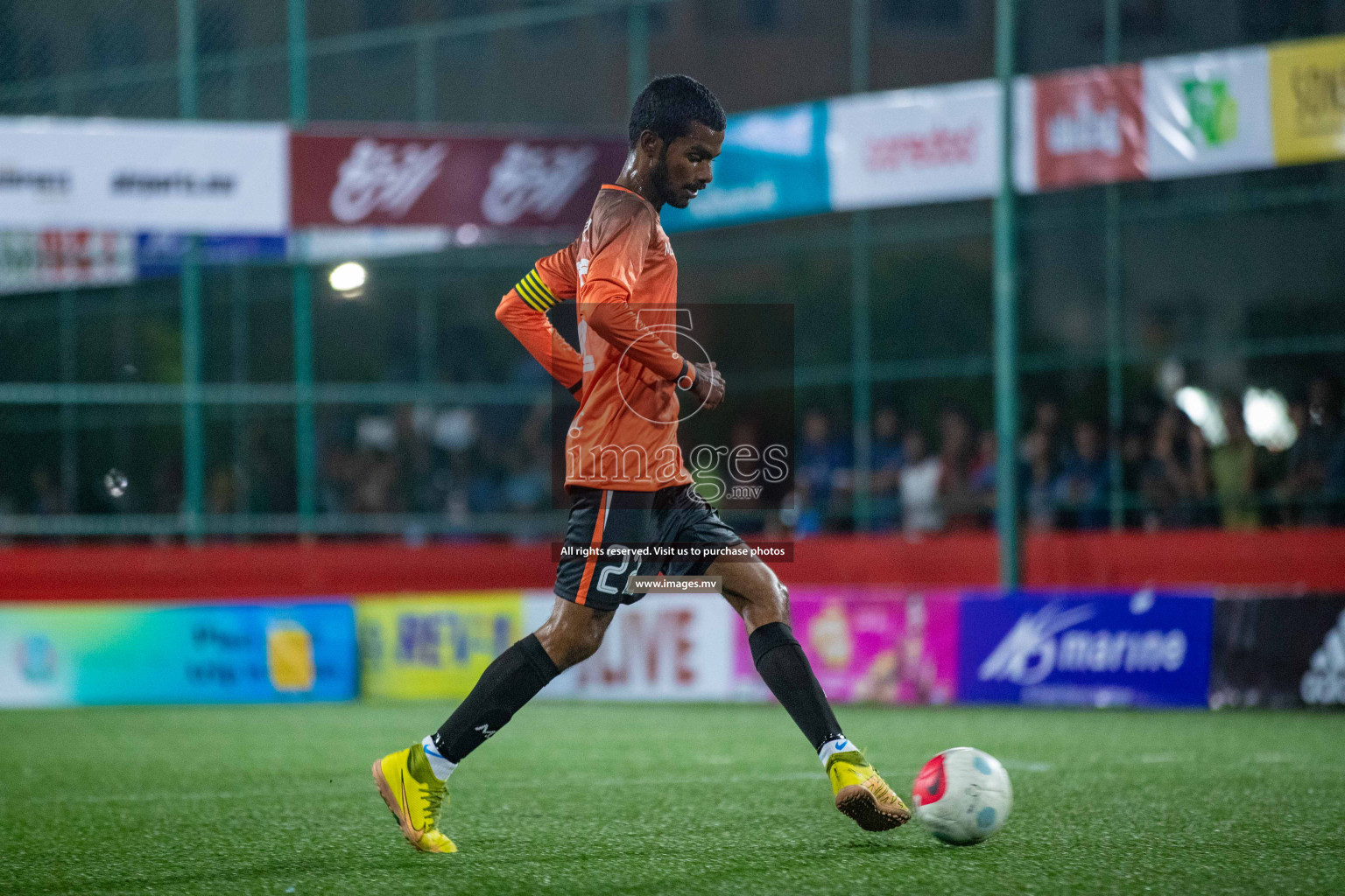 GA. Vilingili vs GA. Maamendhoo in Day 2 of Golden Futsal Challenge 2023 on 06 February 2023 in Hulhumale, Male, Maldives