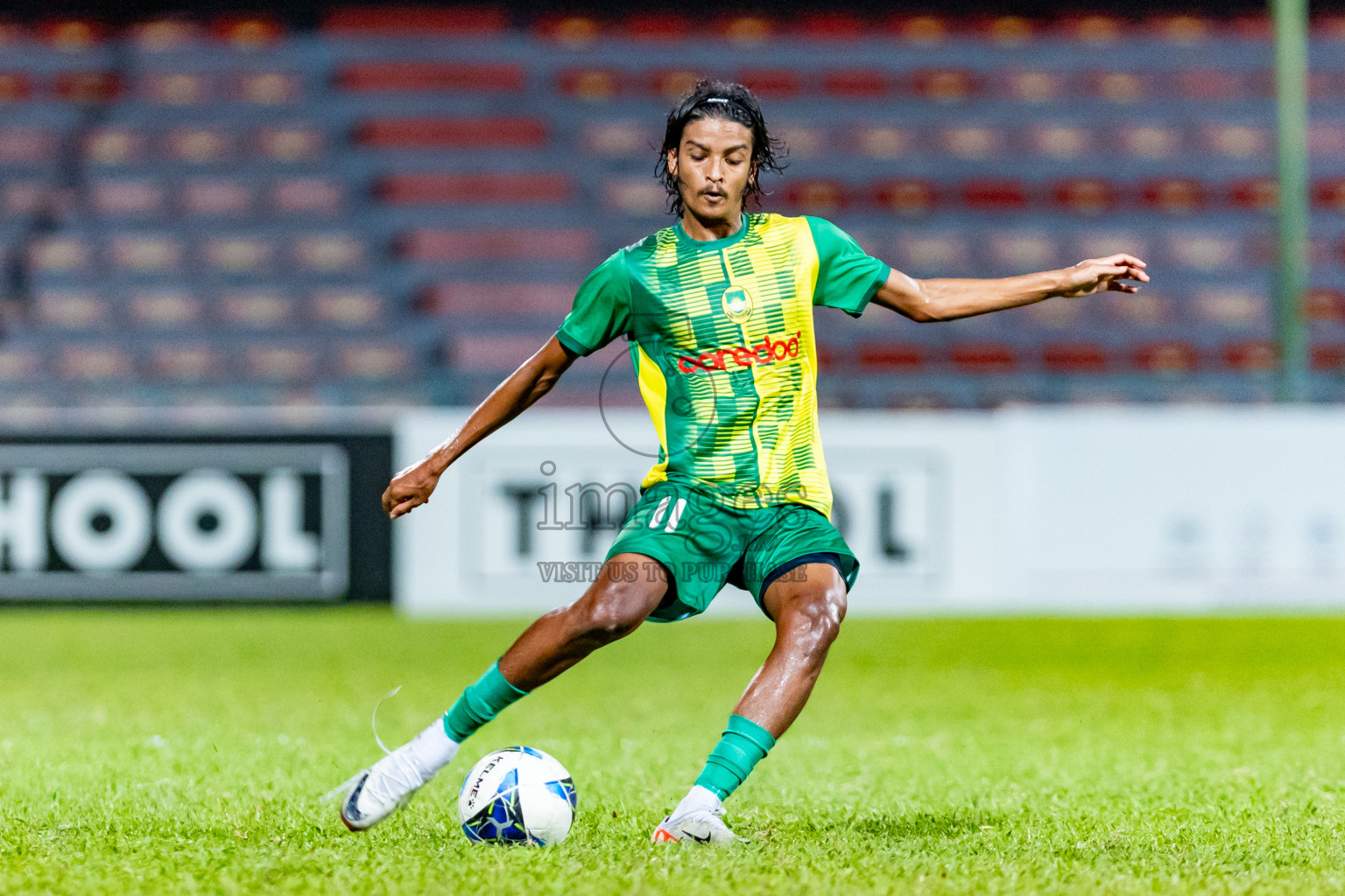 Maziya SRC vs Club Eagles in Day 4 of Under 19 Youth Championship 2024 was held at National Stadium in Male', Maldives on Thursday, 13th June 2024. Photos: Nausham Waheed / images.mv