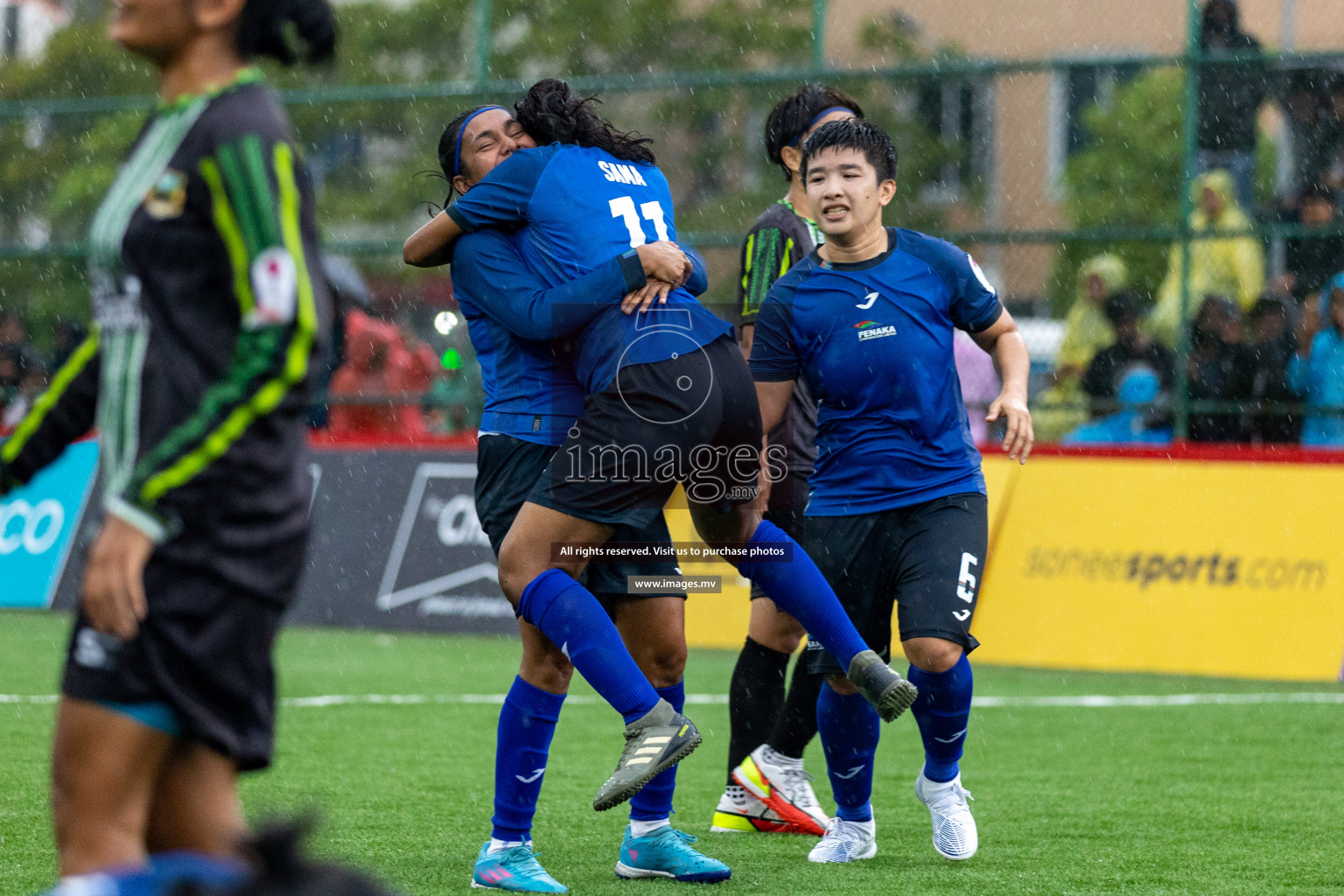 WAMCO vs Team Fenaka in Eighteen Thirty Women's Futsal Fiesta 2022 was held in Hulhumale', Maldives on Friday, 14th October 2022. Photos: Hassan Simah / images.mv