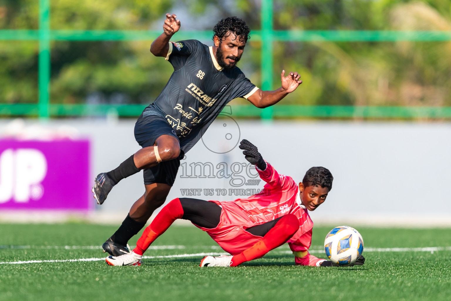 JT Sports vs Chester Academy from Manadhoo Council Cup 2024 in N Manadhoo Maldives on Sunday, 18th February 2023. Photos: Nausham Waheed / images.mv