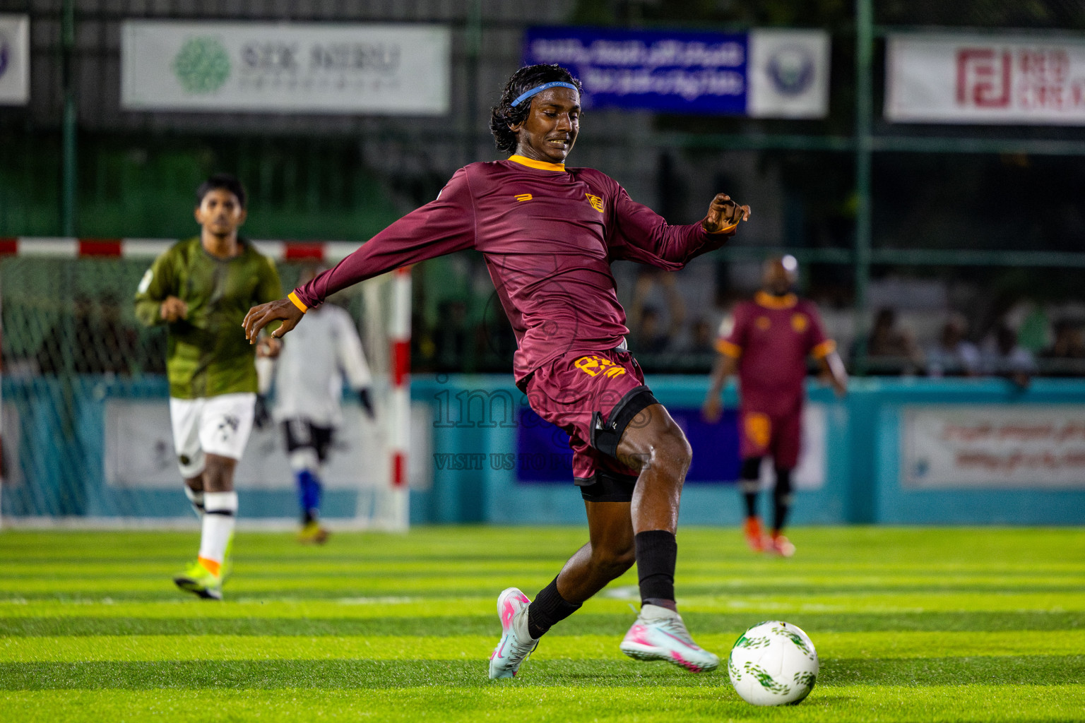 Comienzo fc vs The dee ess kay in Day 1 of Laamehi Dhiggaru Ekuveri Futsal Challenge 2025 was held on Thursday, 24th July 2025, at Dhiggaru Futsal Ground, Dhiggaru, Maldives Photos: Nausham Waheed / images.mv