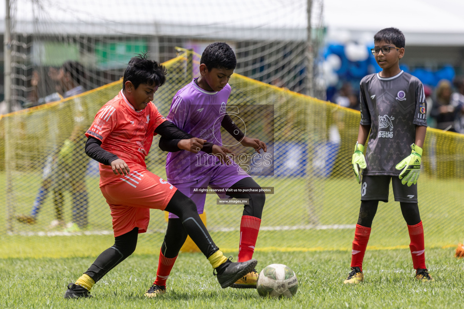 Day 1 of Nestle kids football fiesta, held in Henveyru Football Stadium, Male', Maldives on Wednesday, 11th October 2023 Photos: Shut Abdul Sattar/ Images.mv