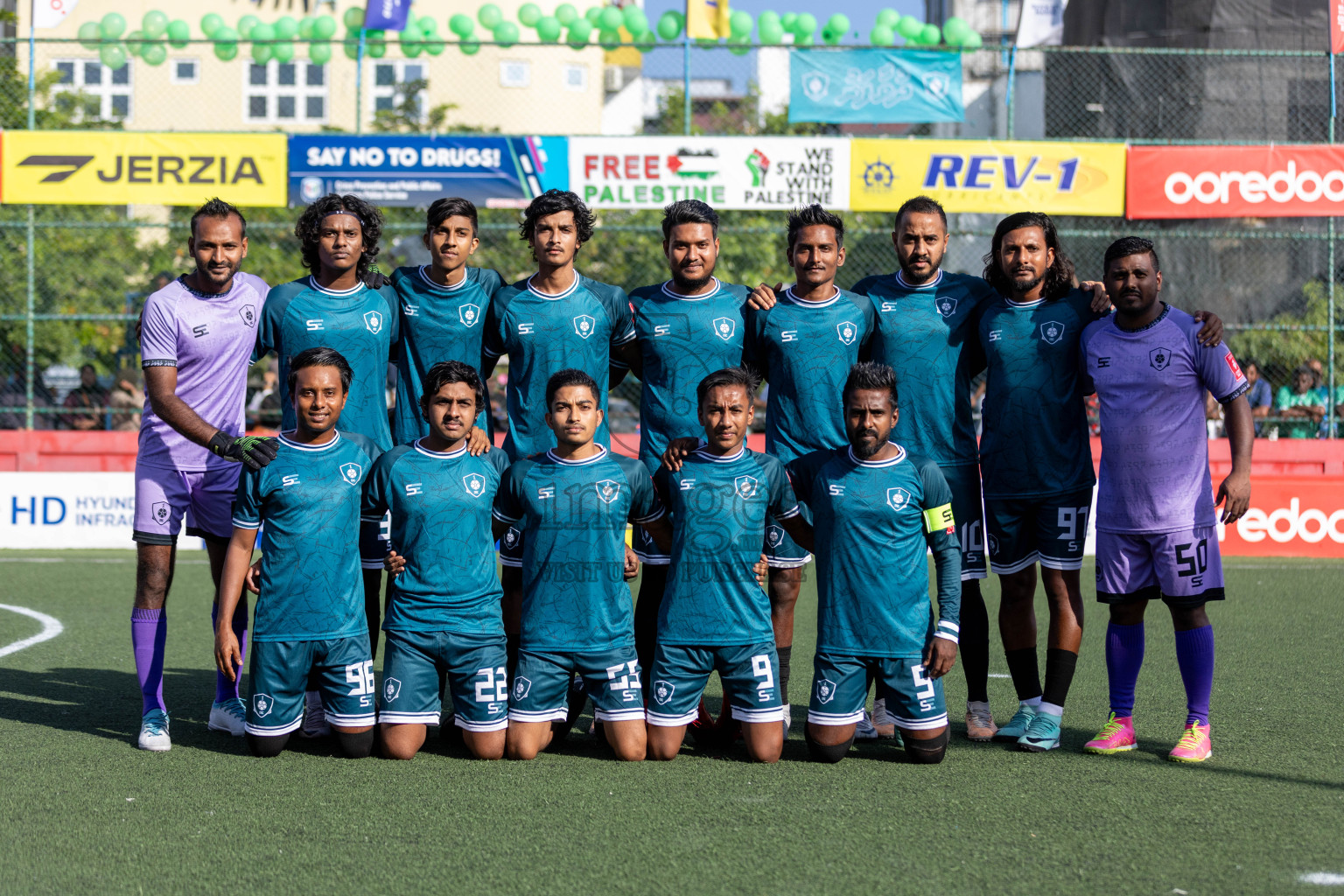 R Dhuvaafaru VS R Hulhudhuffaaru in Day 13 of Golden Futsal Challenge 2024 was held on Saturday, 27th January 2024, in Hulhumale', Maldives Photos: Nausham Waheed / images.mv