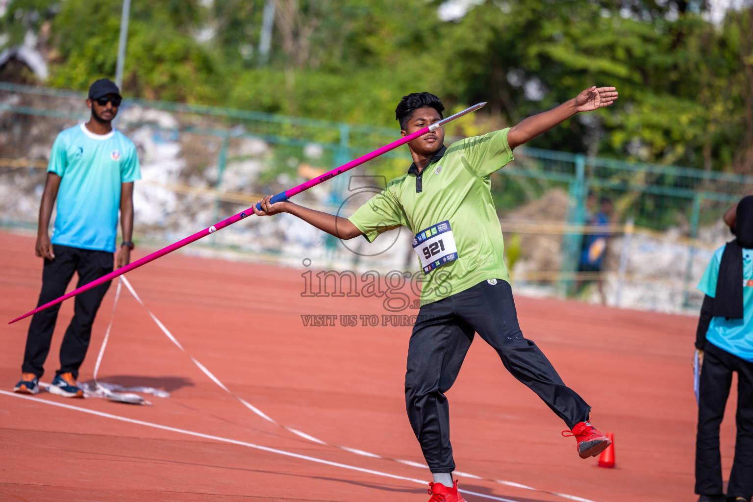 Day 5 of MWSC Interschool Athletics Championships 2024 held in Hulhumale Running Track, Hulhumale, Maldives on Wednesday, 13th November 2024. Photos by: Ismail Thoriq / Images.mv