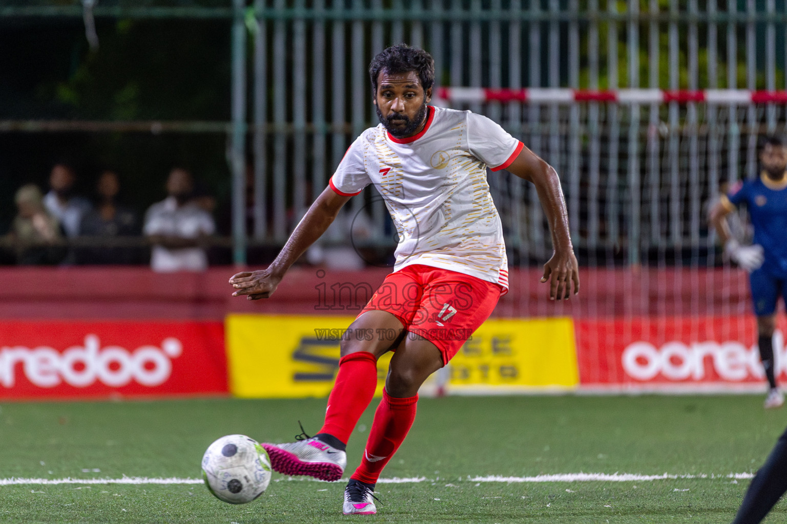 H.Dh Naivaadhoo vs H.Dh Kulhudhuffushi in Day 6 of Golden Futsal Challenge 2024 was held on Saturday, 20th January 2024, in Hulhumale', Maldives Photos: Mohamed Mahfooz Moosa / images.mv