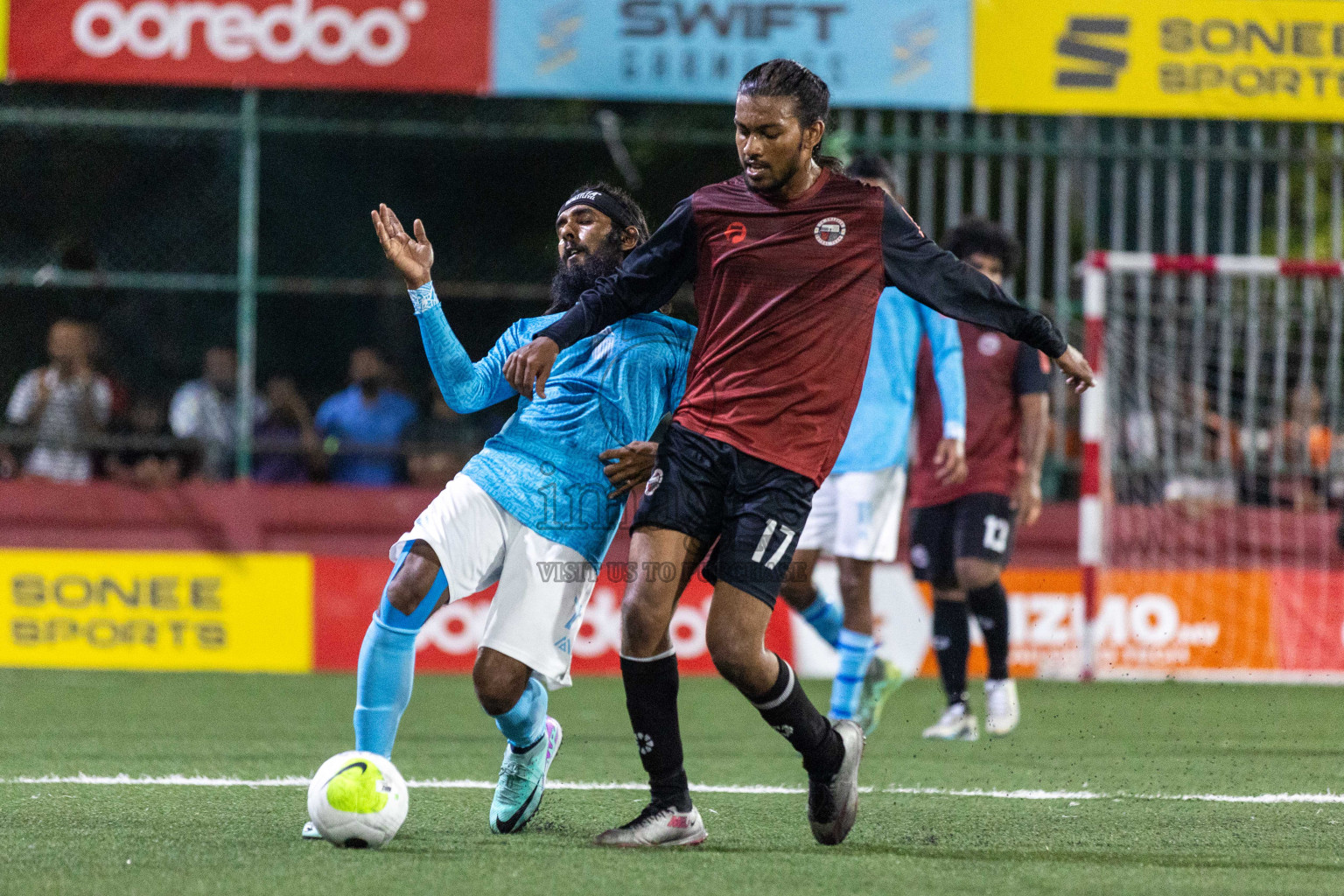 Th Buruni vs Th Omadhoo in Day 15 of Golden Futsal Challenge 2024 was held on Monday, 29th January 2024, in Hulhumale', Maldives Photos: Nausham Waheed / images.mv