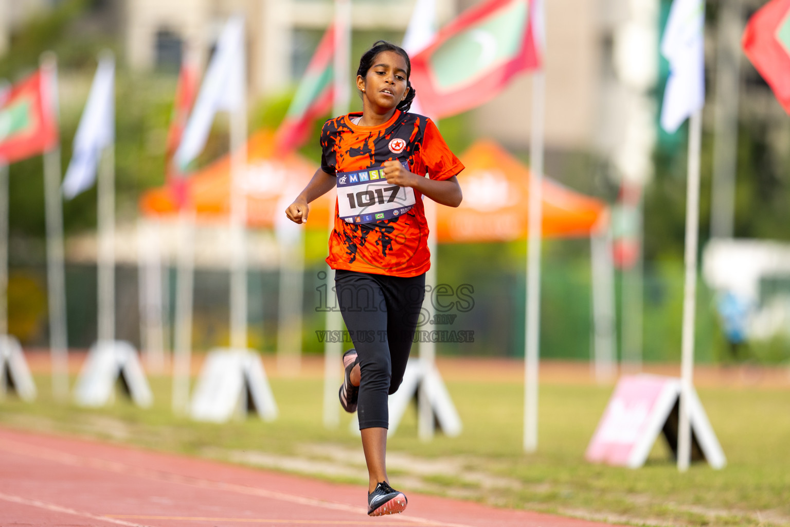 Day 2 of MWSC Interschool Athletics Championships 2024 held in Hulhumale Running Track, Hulhumale, Maldives on Sunday, 10th November 2024. Photos by: Ismail Thoriq / Images.mv