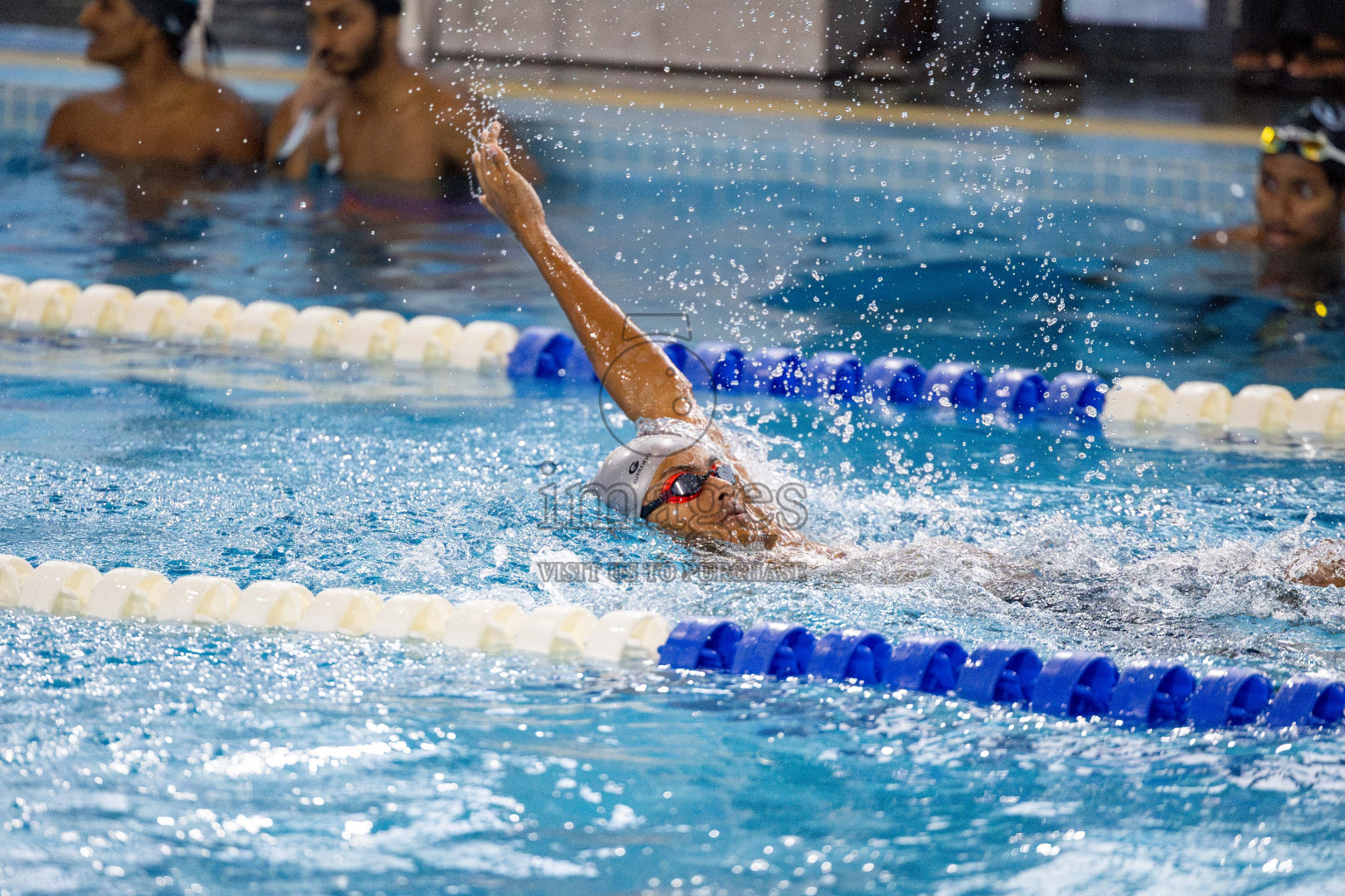 Day 4 of National Swimming Competition 2024 held in Hulhumale', Maldives on Monday, 16th December 2024. 
Photos: Hassan Simah / images.mv