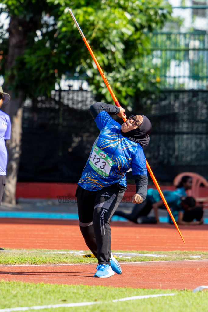 Day 1 of 33rd National Athletics Championship was held in Ekuveni Track at Male', Maldives on Thursday, 5th September 2024. Photos: Nausham Waheed / images.mv