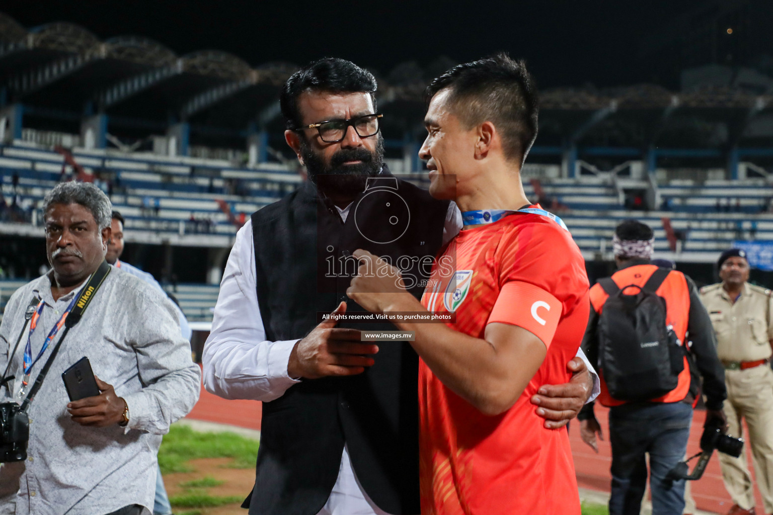 Kuwait vs India in the Final of SAFF Championship 2023 held in Sree Kanteerava Stadium, Bengaluru, India, on Tuesday, 4th July 2023. Photos: Nausham Waheed/ images.mv