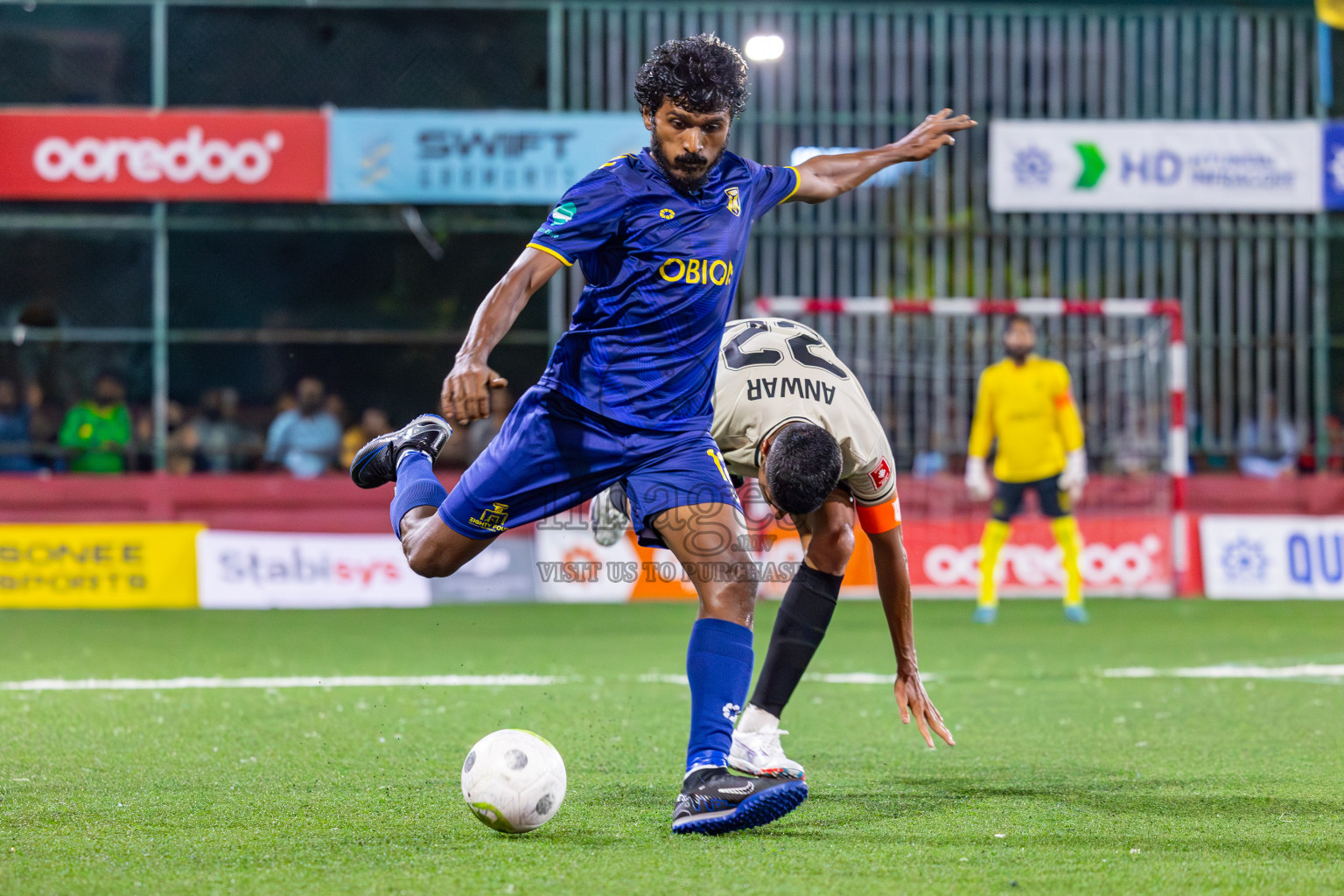 B Eydhafushi vs Lh Kurendhoo on Day 34 of Golden Futsal Challenge 2024 was held on Monday, 19th February 2024, in Hulhumale', Maldives
Photos: Mohamed Mahfooz Moosa / images.mv