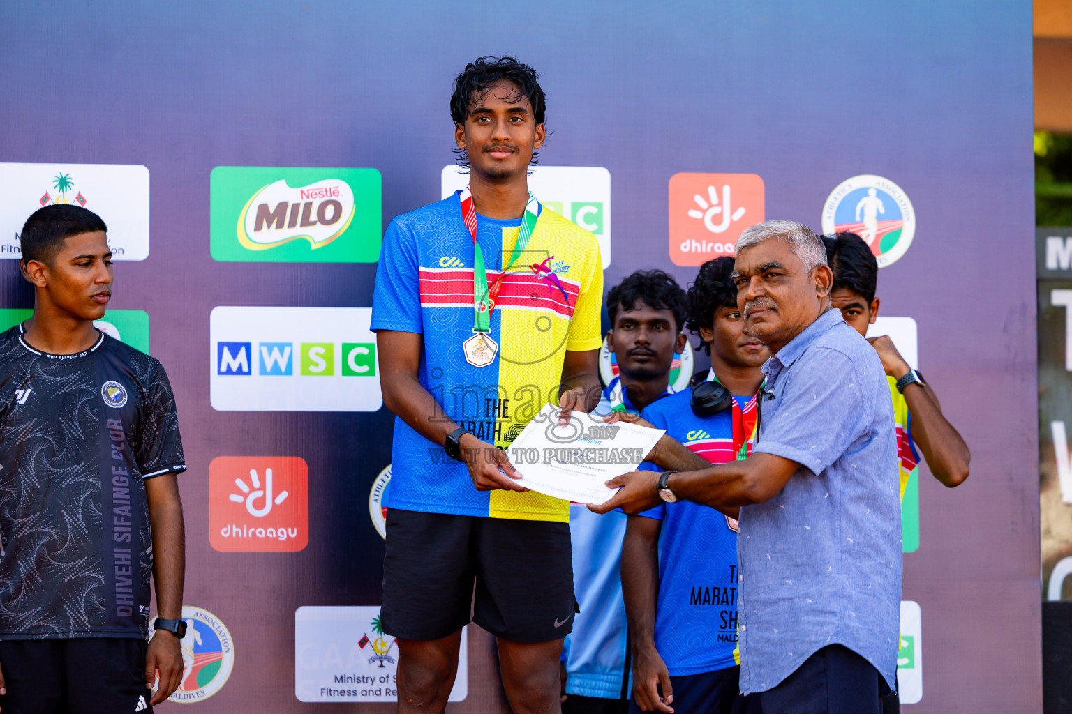 Day 3 of National Athletics Championship 2025 was held at Ekuveni Running Ground in Male', Maldives on Saturday, 16th August 2025. Photos: Nausham Waheed / images.mv