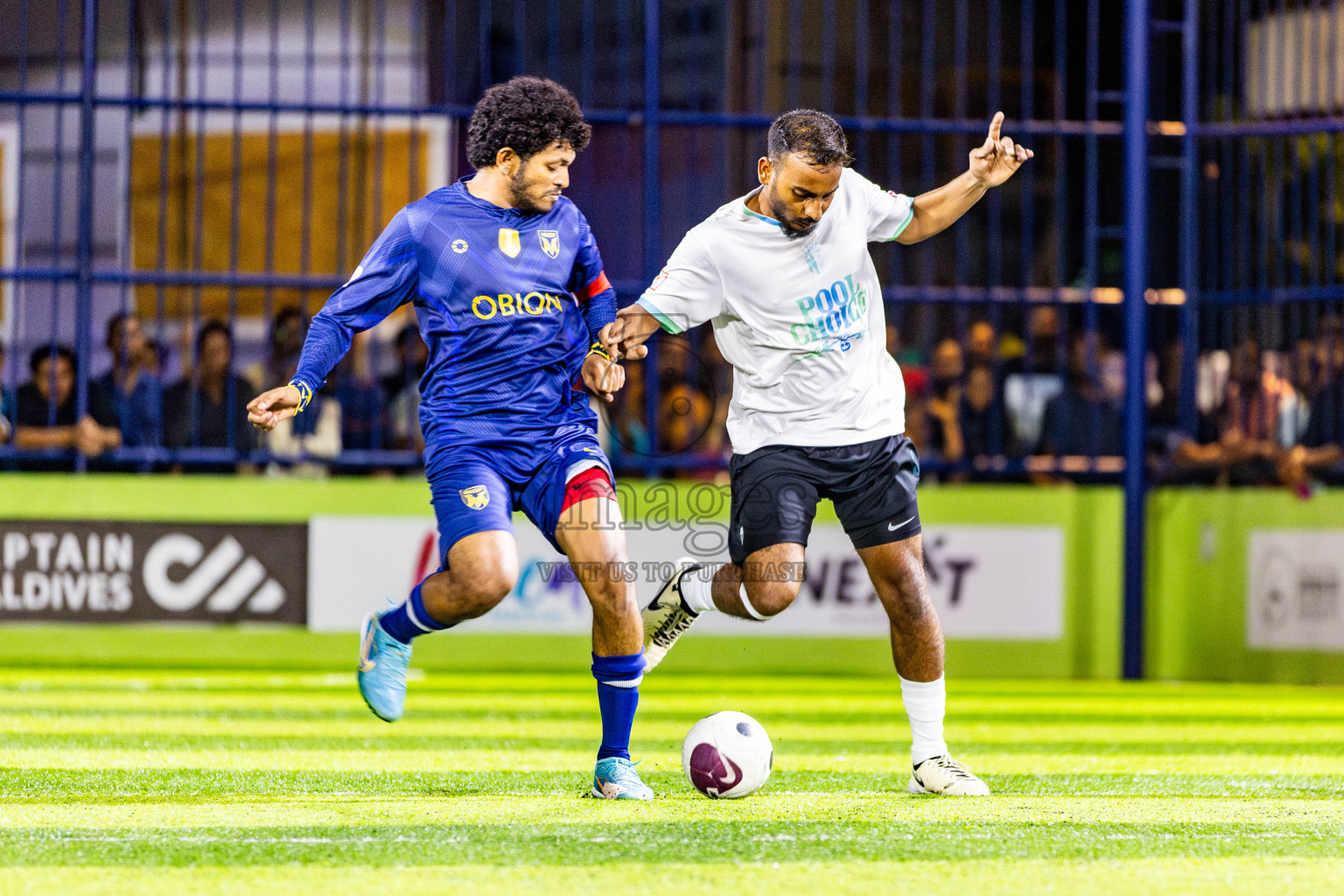 United V vs Nala Brothers in Day 5 of Eydhafushi Futsal Cup 2024 was held on Friday, 12th April 2024, in B Eydhafushi, Maldives Photos: Nausham Waheed / images.mv