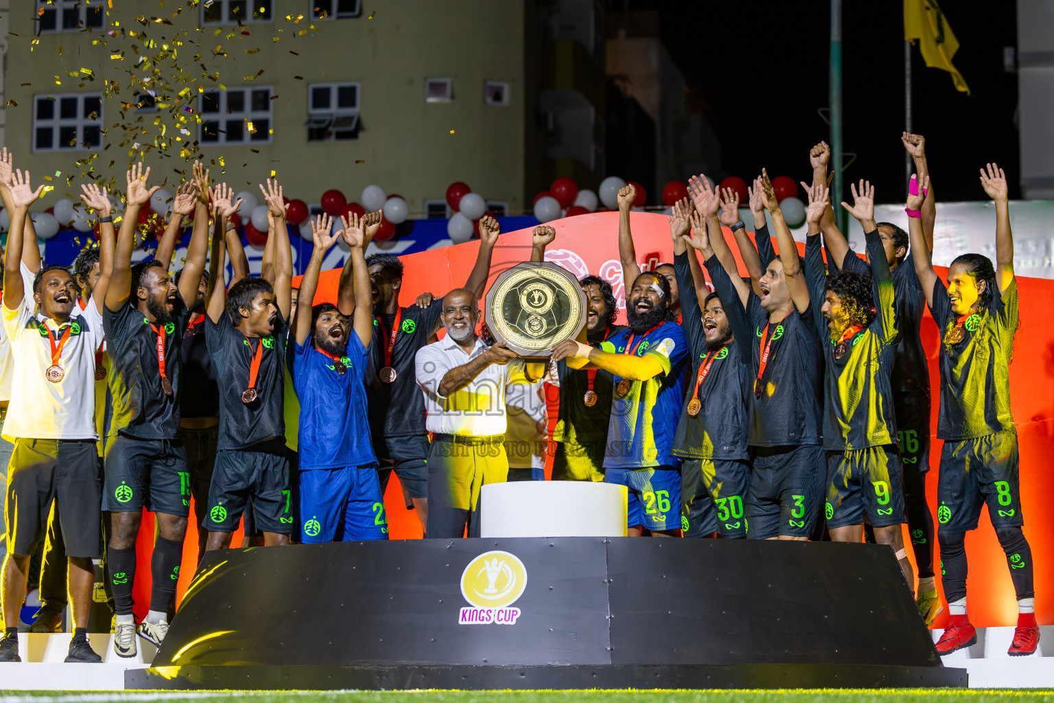 Road Recreation Club vs Club Combination SC Eydhafushi in Kings Cup Final of Club Maldives 2025 was held in Rehendhi Futsal Ground, Hulhumale', Maldives on Tuesday, 9th September 2025. Photos: Ismail Thoriq / images.mv