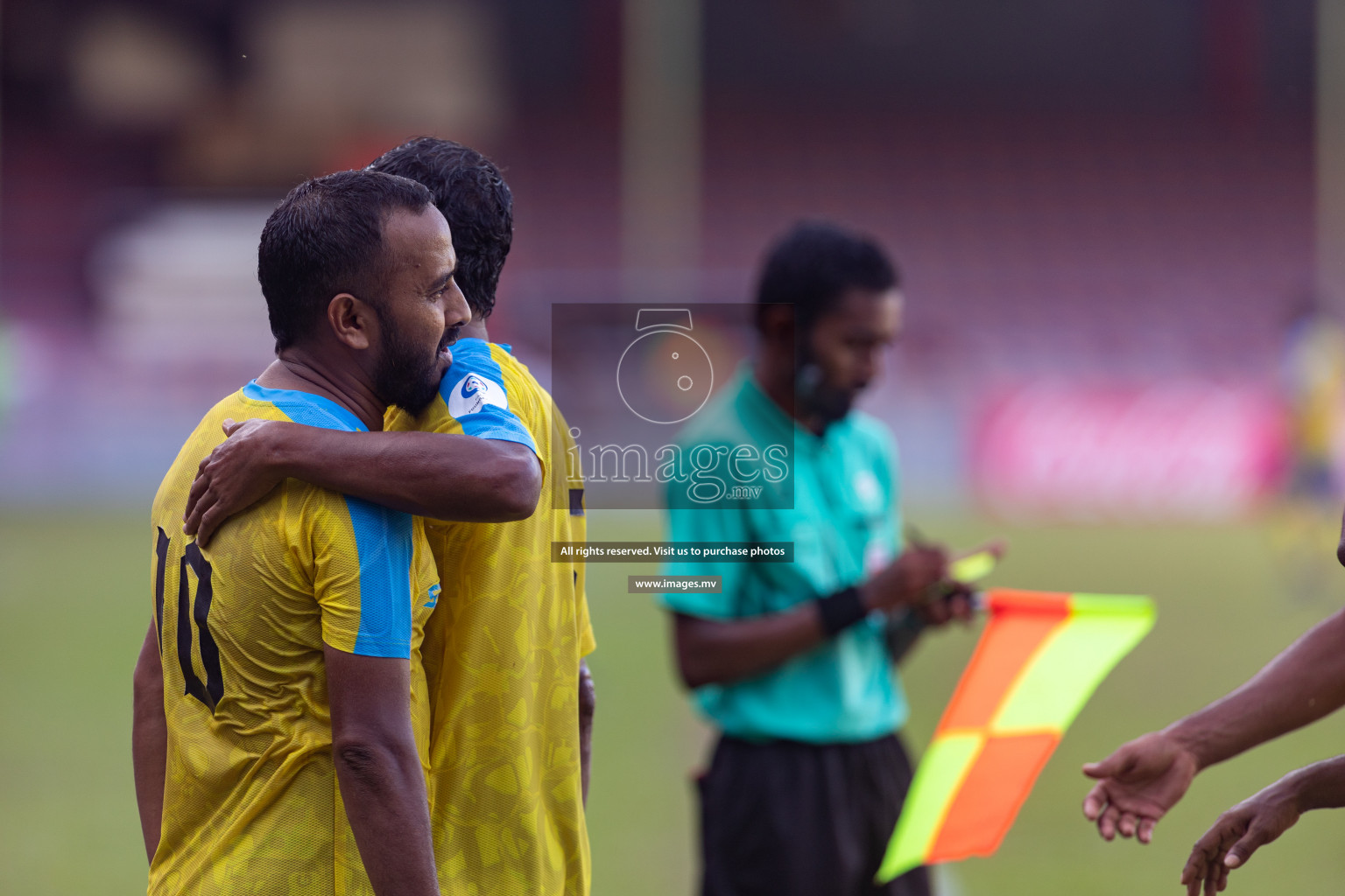 Club Valencia vs De Grande Sports Club in Ooredoo Dhivehi Premier League 2021/22 on 16th July 2022, held in National Football Stadium, Male', Maldives Photos: Hassan Simah/ Images mv