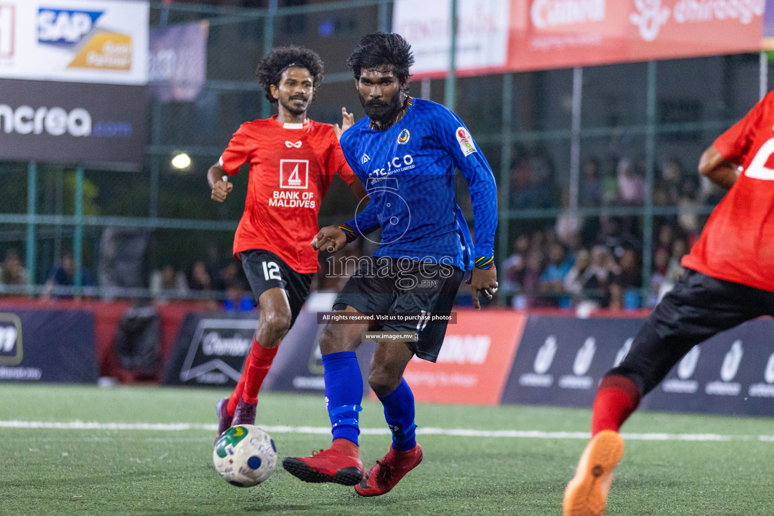 STELCO vs United BML in Quarter Final of Club Maldives Cup 2023 held in Hulhumale, Maldives, on Saturday, 12th August 2023Photos: Nausham Waheed