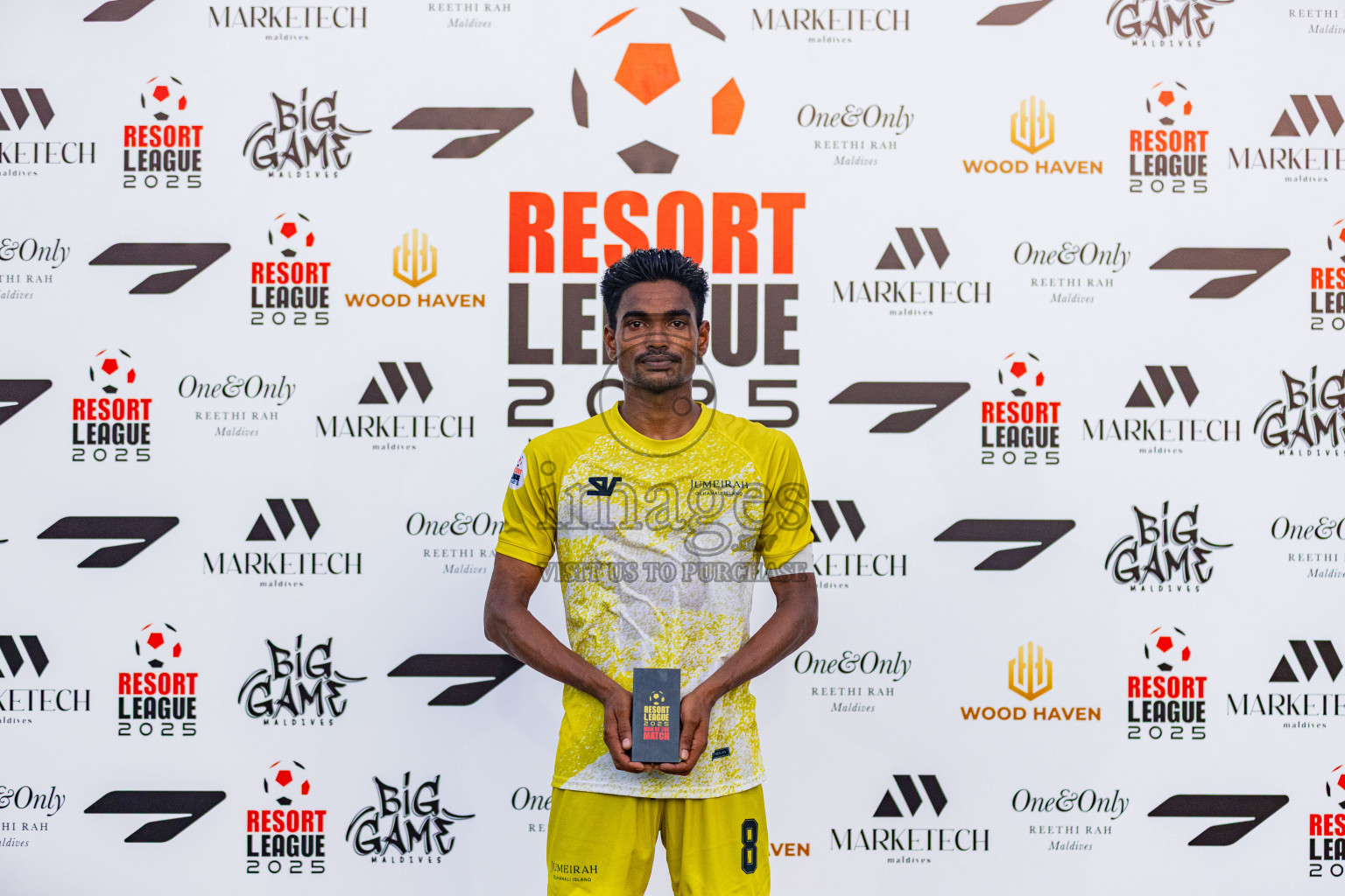 Jumeirah Olhaheli vs Taj in Resort League 2025 (North Male Zone) day 12 was held on Sunday, 14th September 2025 in One And Only Reethi Rah Maldives Resort, Photos: Areef Adam / images.mv
