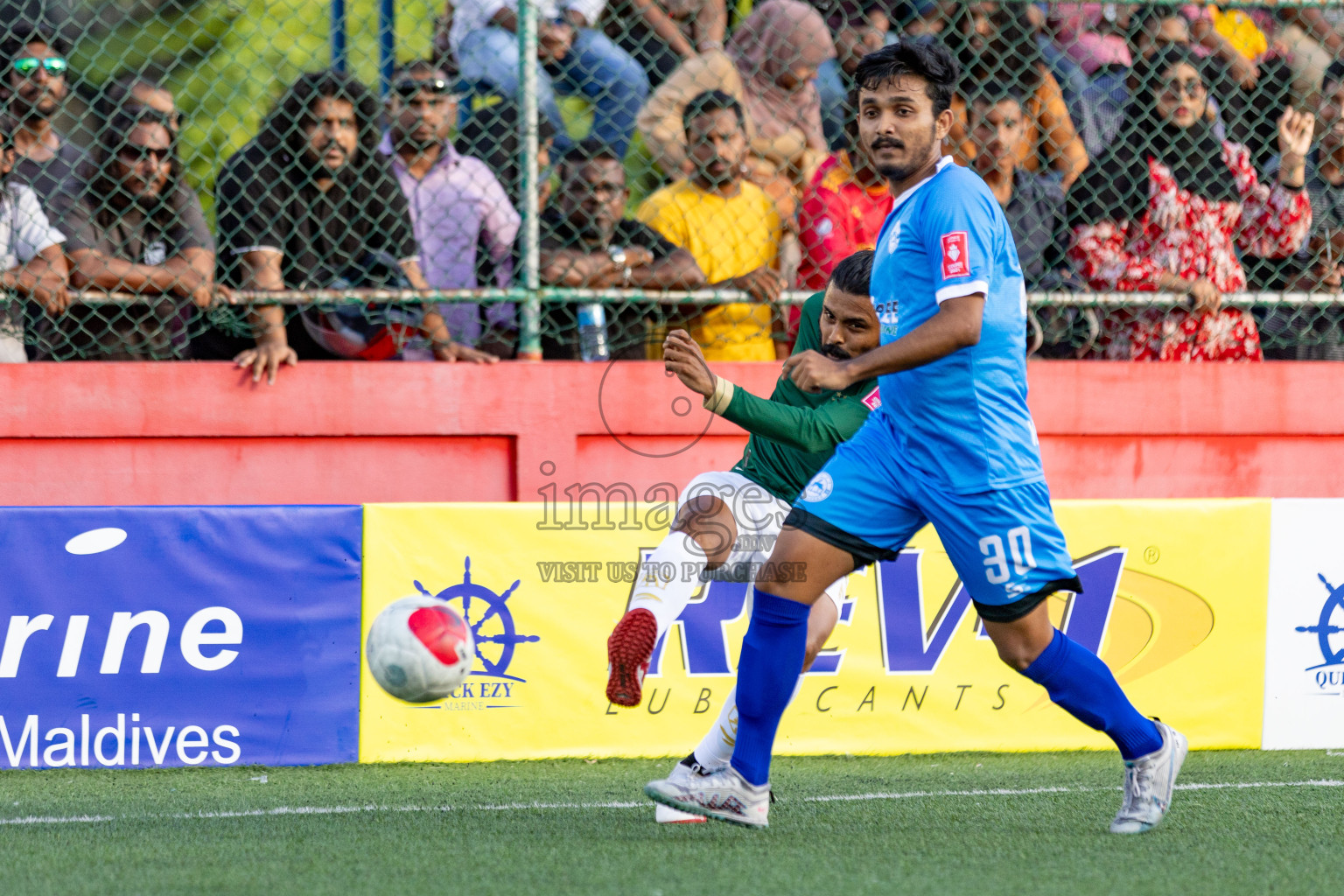 Th.Veymandoo vs Th.Thimarafushi in Day 6 of Golden Futsal Challenge 2024 was held on Saturday, 20th January 2024, in Hulhumale', Maldives 
Photos: Hassan Simah / images.mv