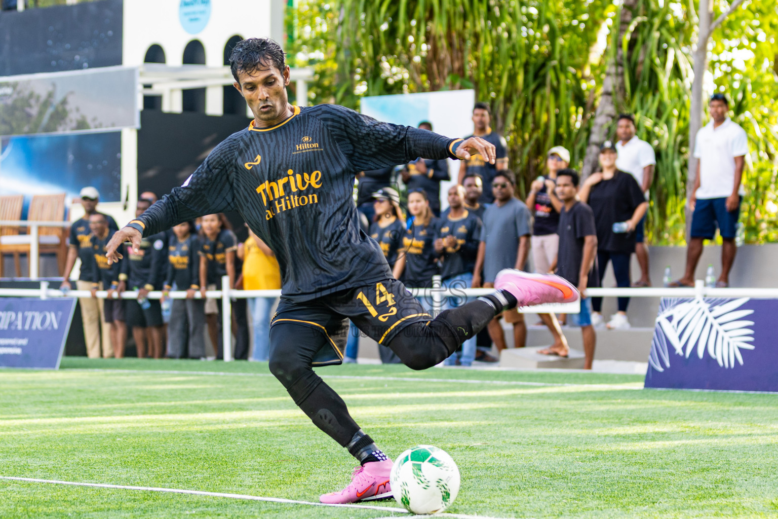 Hilton Amingiri vs Varu by Atmosphere in Resort League 2025 (North Male Zone) day 4 was held on Saturday, 6th September 2025 in One And Only Reethi Rah Maldives Resort, Photos: Areef Adam / images.mv