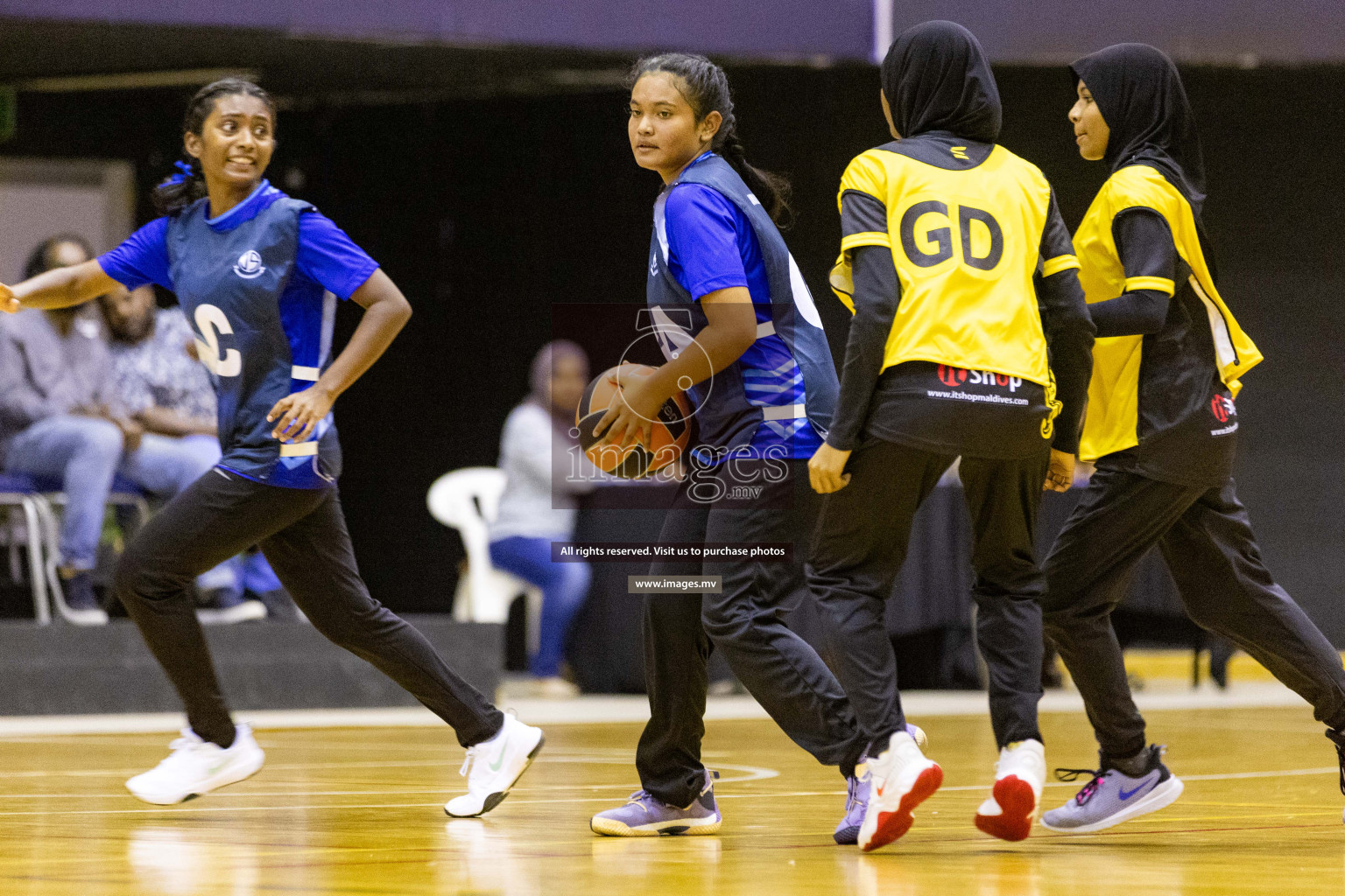 24th Interschool Netball Tournament 2023 was held in Social Center, Male', Maldives on 27th October 2023. Photos: Nausham Waheed / images.mv