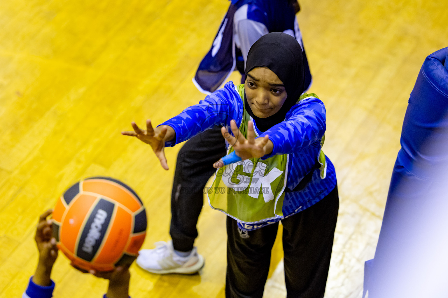 Day 6 of 25th Inter-School Netball Tournament was held in Social Center at Male', Maldives on Thursday, 15th August 2024. Photos: Nausham Waheed / images.mv