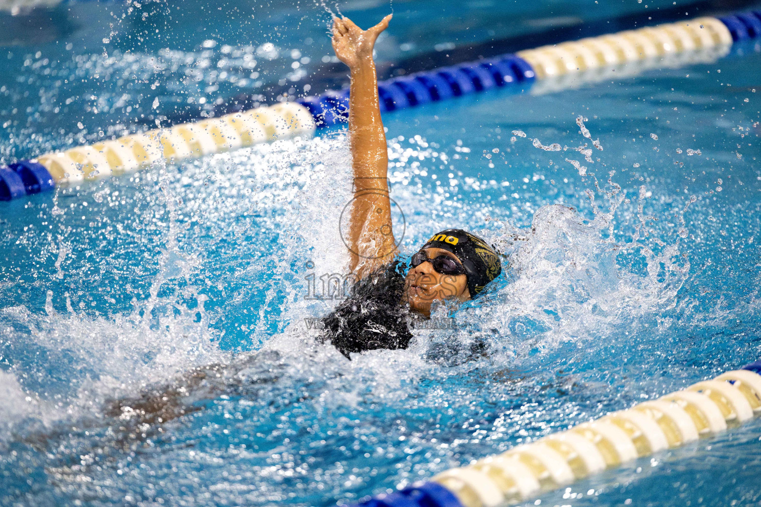 Day 6 of National Swimming Competition 2024 held in Hulhumale', Maldives on Wednesday, 18th December 2024. Photos: Mohamed Mahfooz Moosa / images.mv