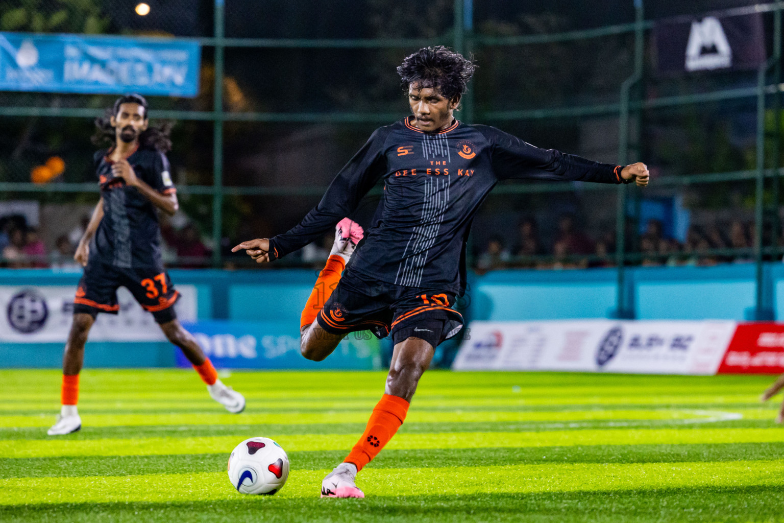 Dee Ess Kay vs Kovigoani in Final of Laamehi Dhiggaru Ekuveri Futsal Challenge 2024 was held on Wednesday, 31st July 2024, at Dhiggaru Futsal Ground, Dhiggaru, Maldives Photos: Nausham Waheed / images.mv