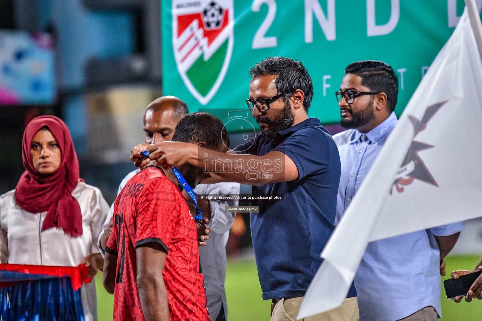 Buru Sports Club vs CLUB Teenage in the Final of 2nd Division 2022 on 17th Aug 2022, held in National Football Stadium, Male', Maldives Photos: Nausham Waheed / Images.mv