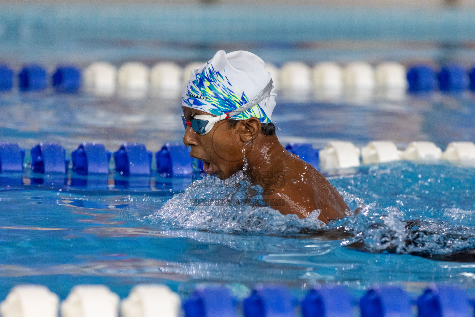 Day 7 of 4th National Kids Swimming Festival 2023 on 7th December 2023, held in Hulhumale', Maldives Photos: Mohamed Mahfooz Moosa / Images.mv