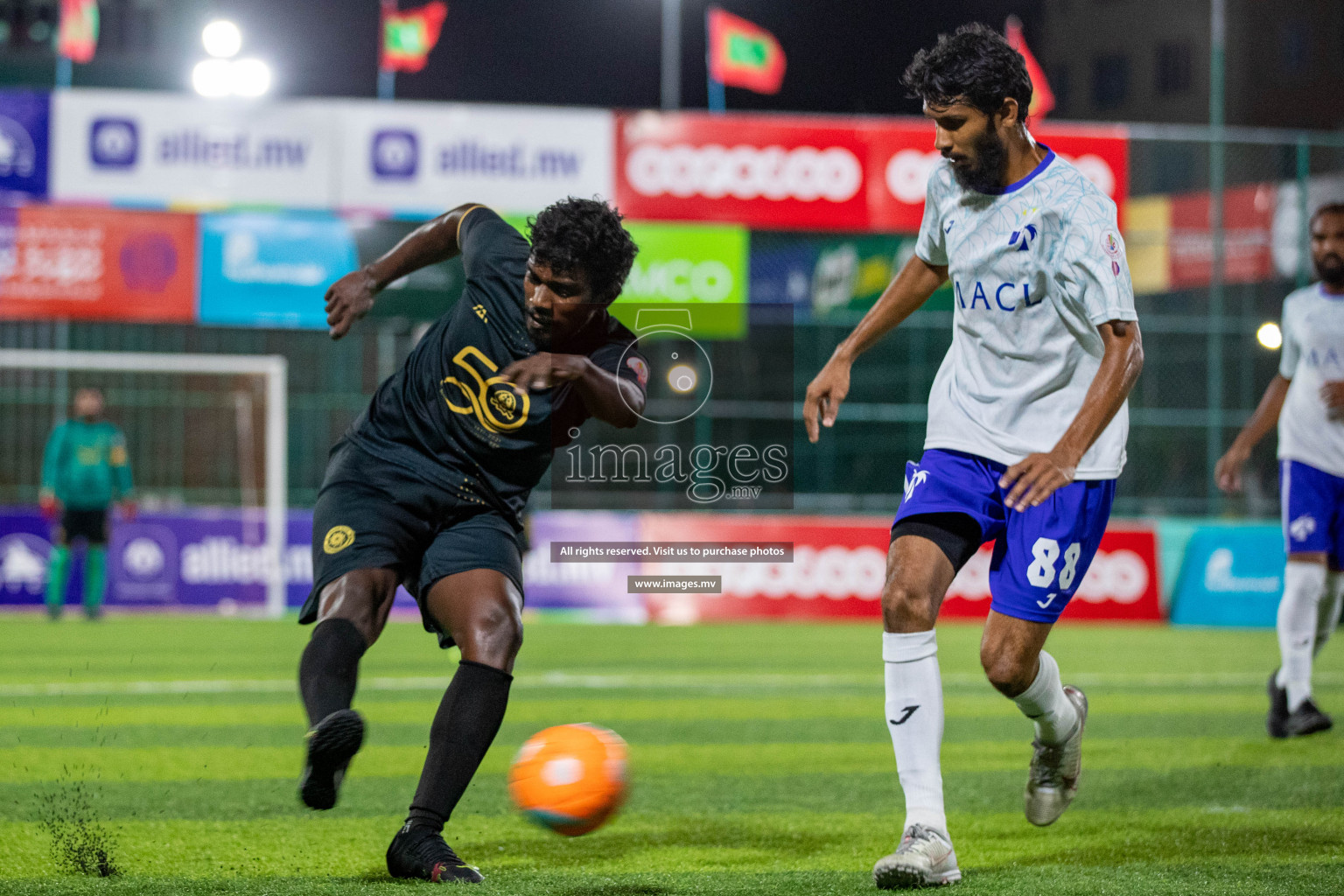 Prison Club vs MACL in the Quarter Finals of Club Maldives 2021 held at Hulhumale;, on 12th December 2021 Photos: Ismail Thoriq / images.mv