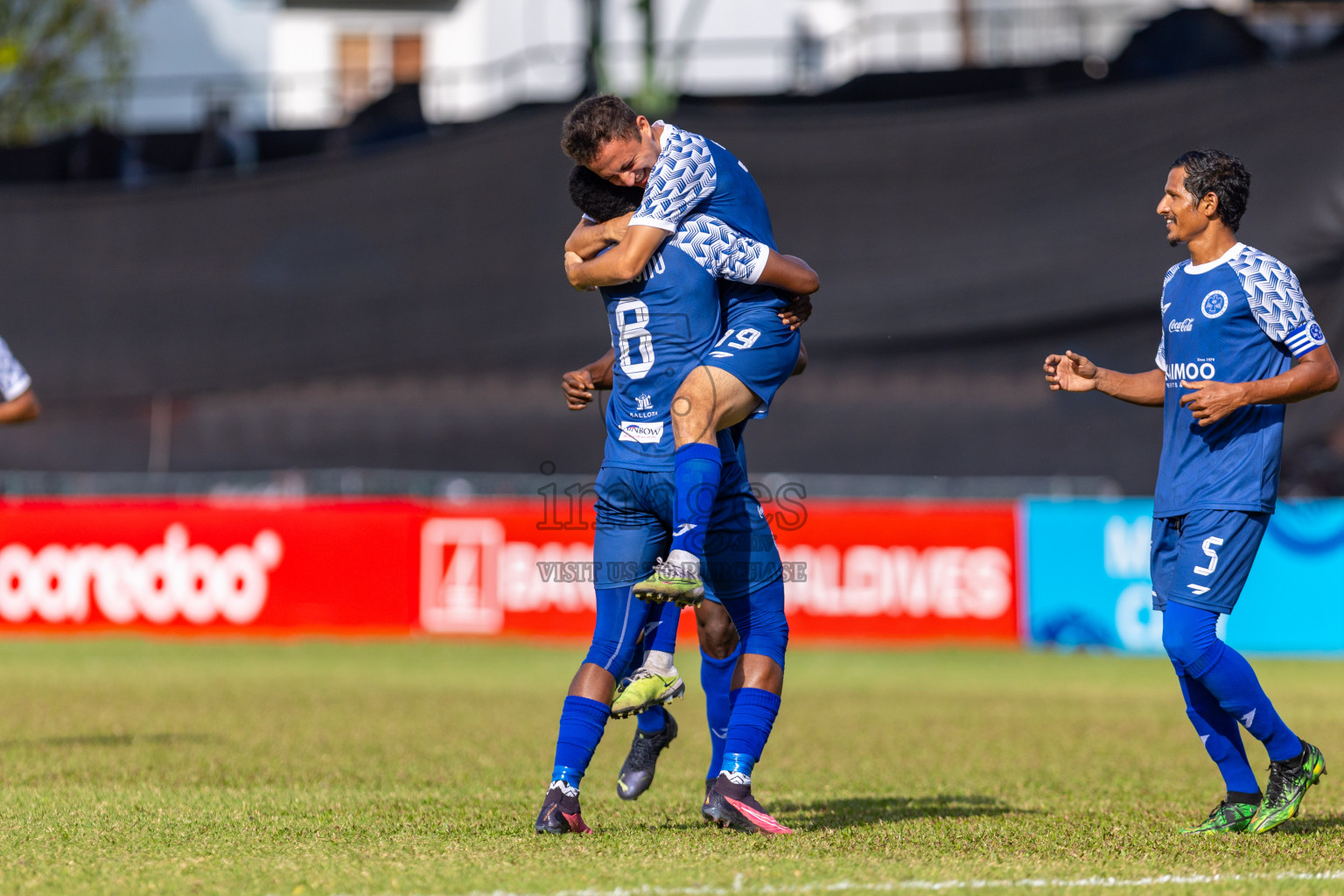 New Radiant SC vs Club PK in the Quarter Final of Second Division 2023 in Male' Maldives on Tuesday, 6th February 2023. Photos: Nausham Waheed / images.mv