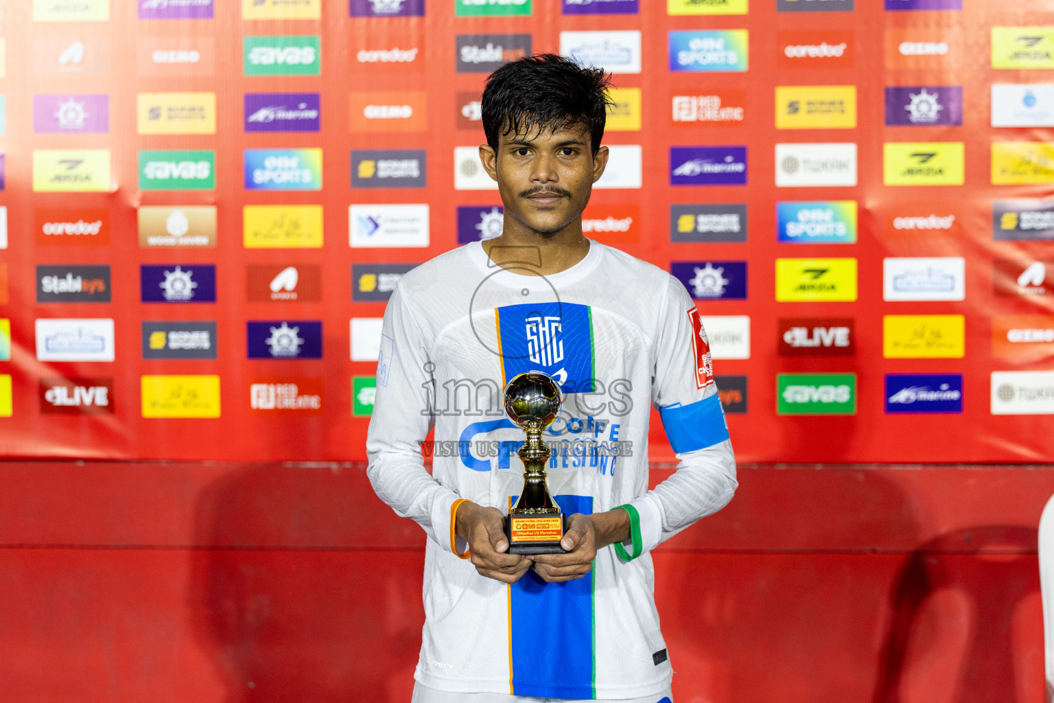 S. Hithadhoo VS S. Maradhoo in Day 7 of Golden Futsal Challenge 2025 was held on Saturday, 11th January 2025, in Hulhumale', Maldives Photos: Hassan Simah / images.mv