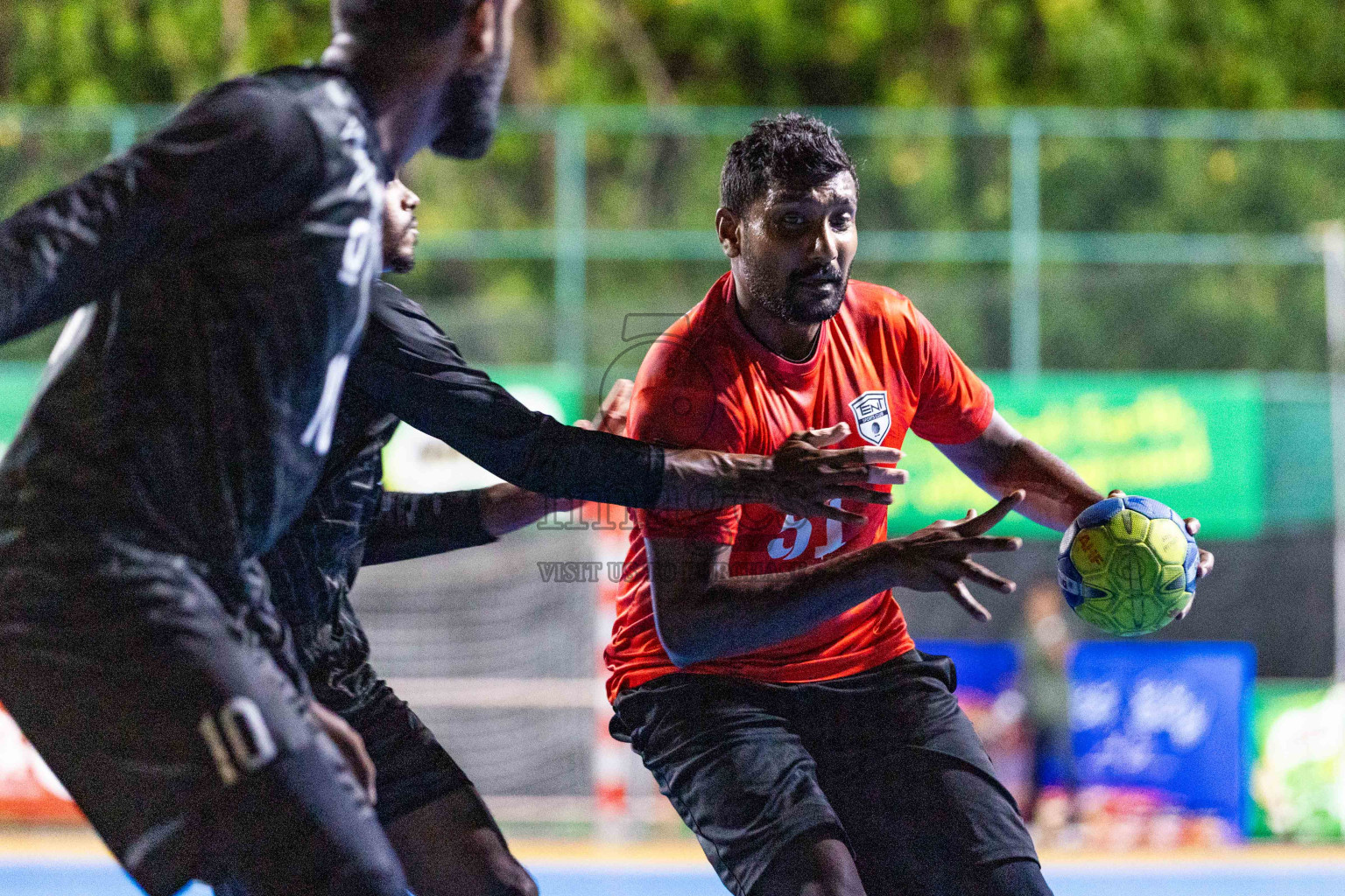 Day 14 of 10th National Handball Tournament 2023, held in Handball ground, Male', Maldives on Monday, 11th December 2023 Photos: Nausham Waheed/ Images.mv