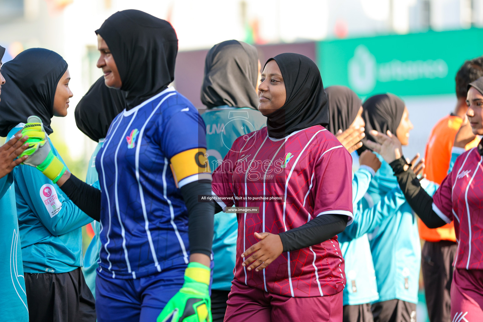 MIRA SC vs Club MYS in 18/30 Futsal Fiesta Classic 2023 held in Hulhumale, Maldives, on Tuesday, 18th July 2023 Photos: Nausham Waheed / images.mv