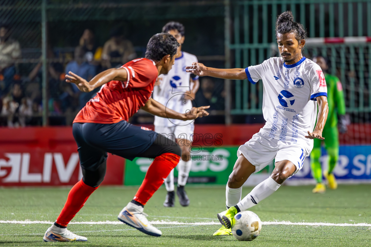 V Keyodhoo vs ADh Mahibadhoo in Zone Round on Day 30 of Golden Futsal Challenge 2025 was held on Monday , 3rd February 2025, in Hulhumale', Maldives.
Photos: Ismail Thoriq / images.mv