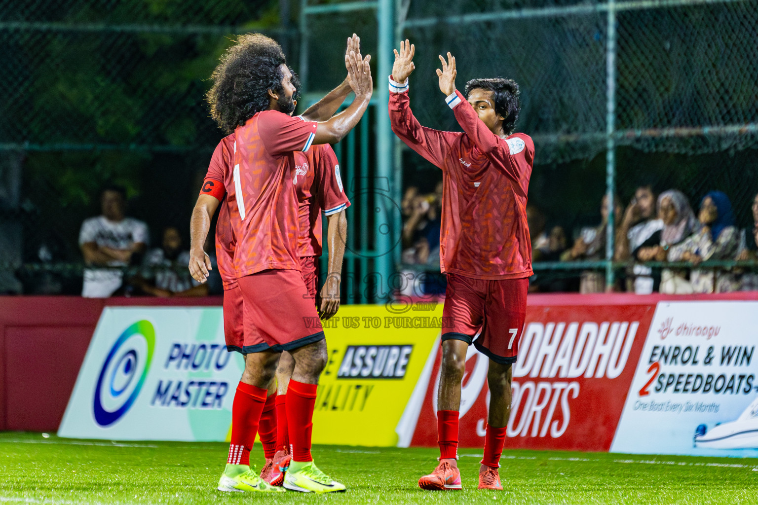 Club Binara vs Finance RC in Quater Finals of Club Maldives Cup Classic 2025 was held in Rehendi Futsal Ground, Hulhumale', Maldives on Saturday, 27th September 2025. Photos: Areef Adam / images.mv
